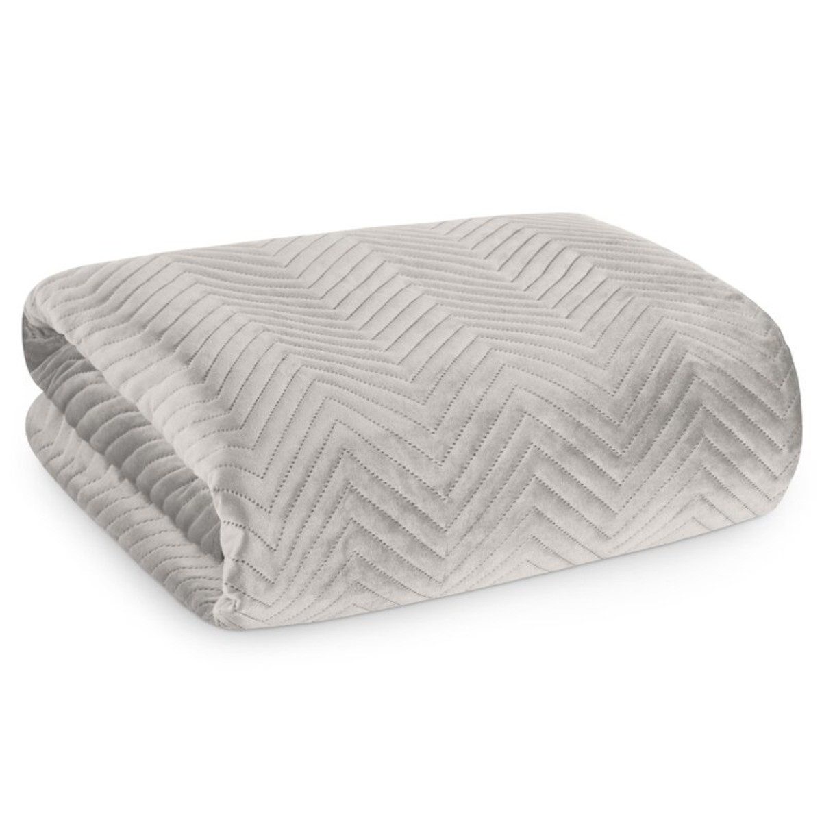 Eurofirany Bettüberwurf 220 x 240 cm inkl. 2 Kissenbezüge 45 x 45 cm, samtige Oberfläche, gesteppt, mit Muster