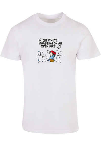 Merchcode T-Shirt Merchcode Herren Peanuts Chestnuts Basic Round Neck T-Shirt (1-tlg)