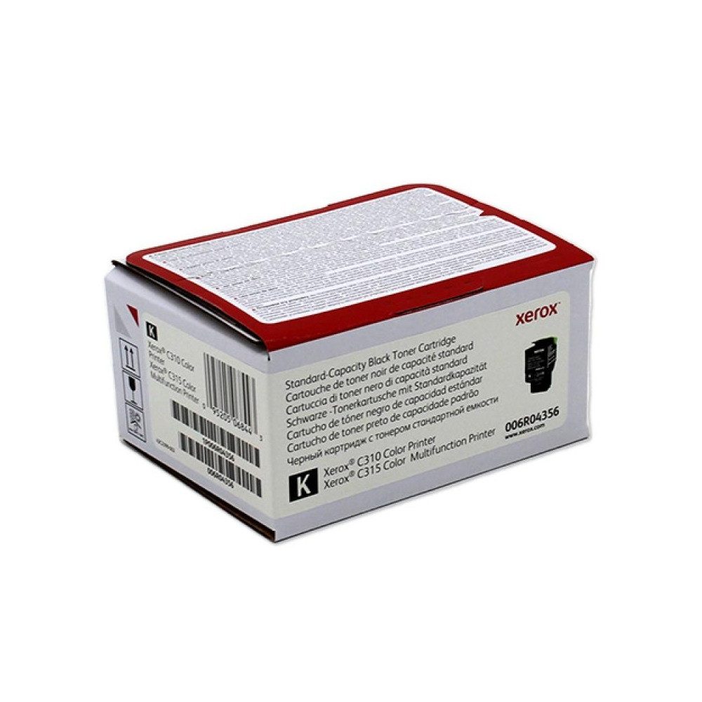 Xerox Tonerkartusche Xerox Toner C310 Schwarz (006R04356) für Drucker., (Set mit 5 verschiedenen Farben und Designs für jeden Anlass), Wasserfest und stoßfest