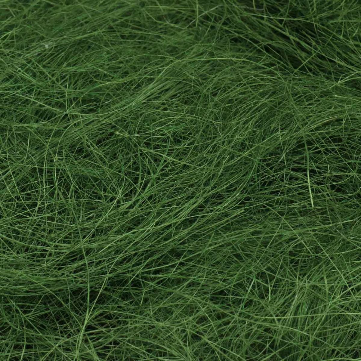 Thumbnail - Viana Bastelnaturmaterial Sisal Moosgrün Naturfaser Dekofaser 300g für kreative Dekoration