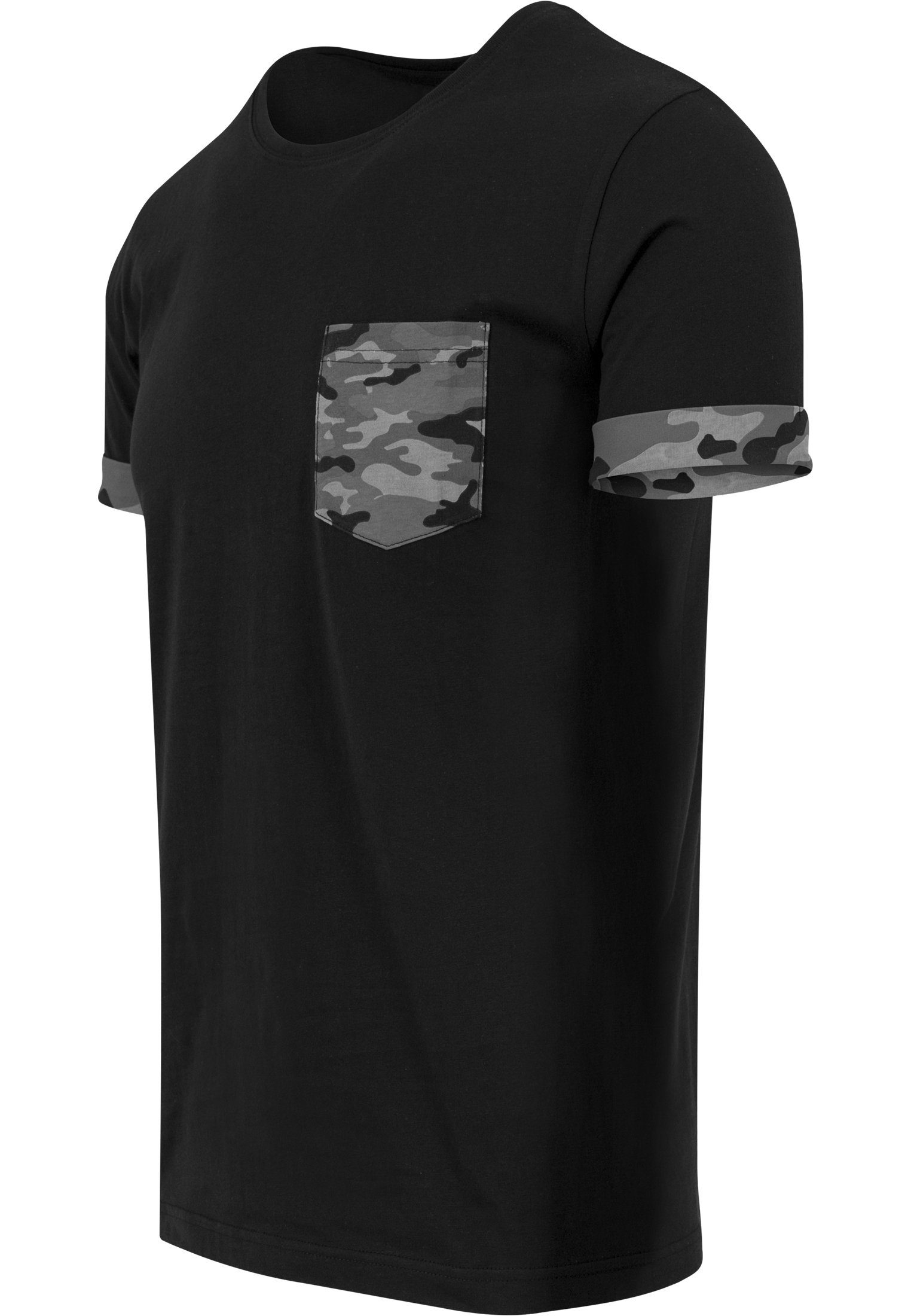 CLASSICS Camo (1-tlg) T-Shirt Pocket T-Shirt Tee Contrast URBAN