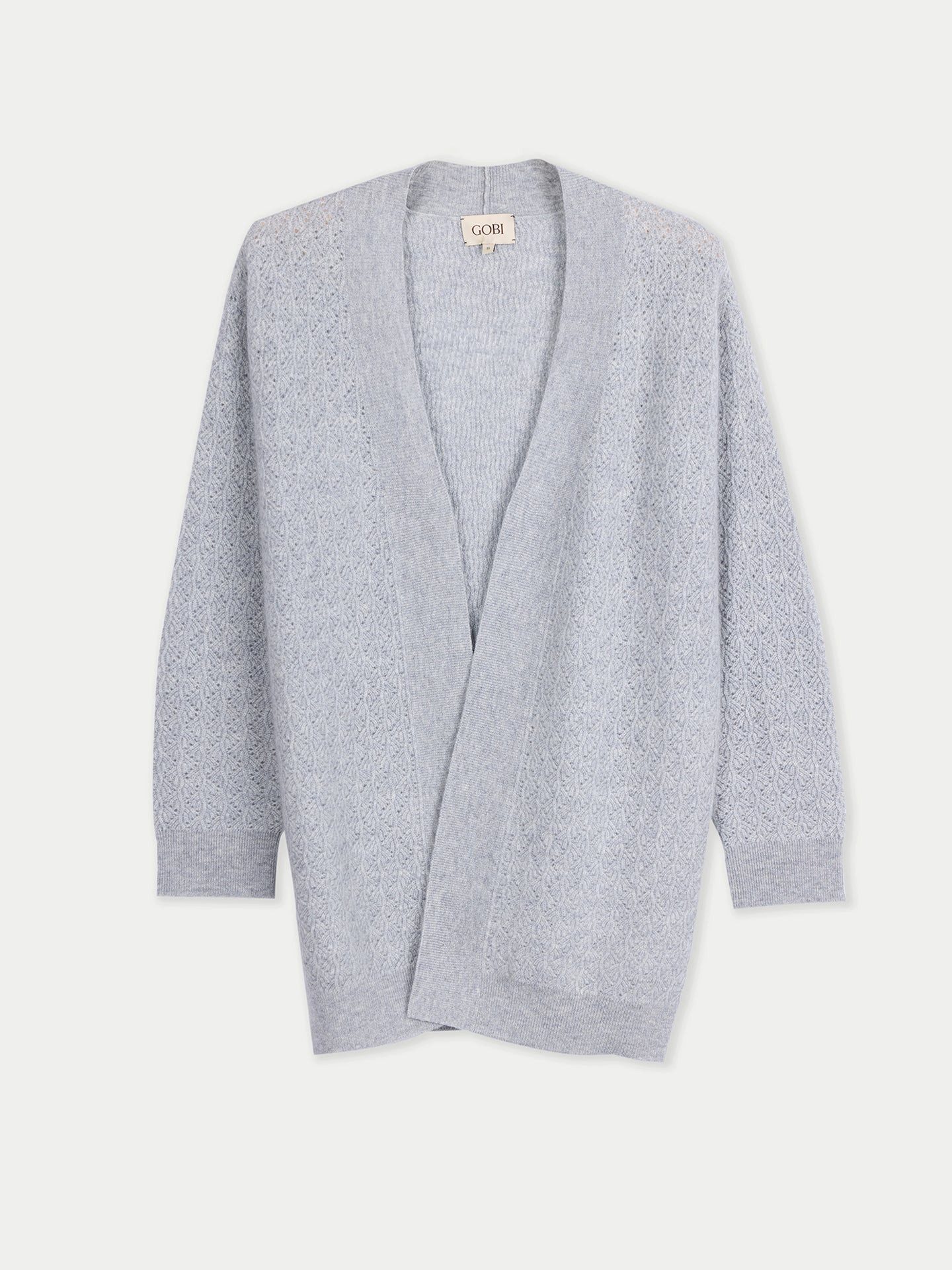 GOBI Cashmere Cardigan Ajour-Strick Kaschmir-Cardigan