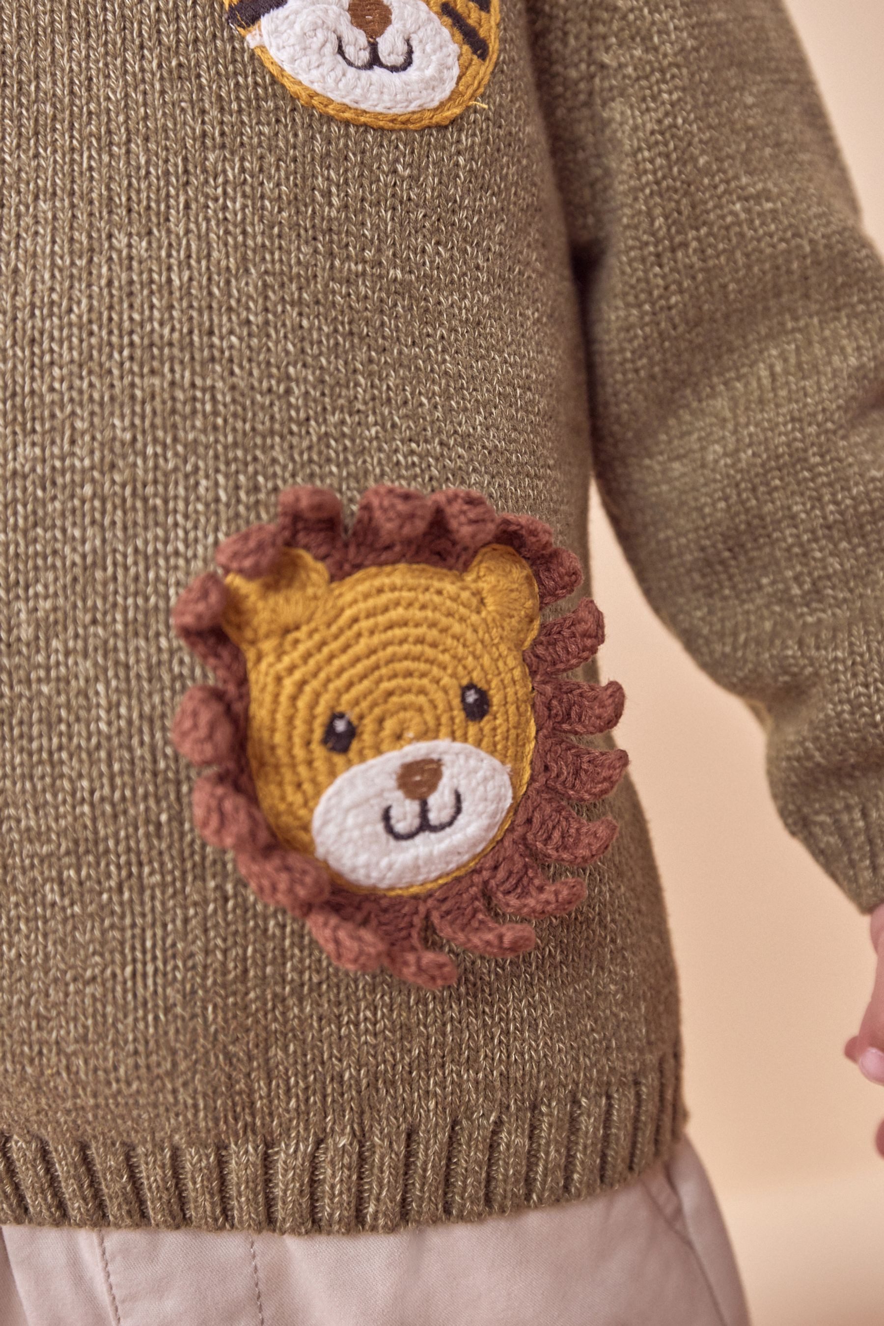 Next Rundhalspullover Strickpullover mit Rundhalsausschnitt (1-tlg)