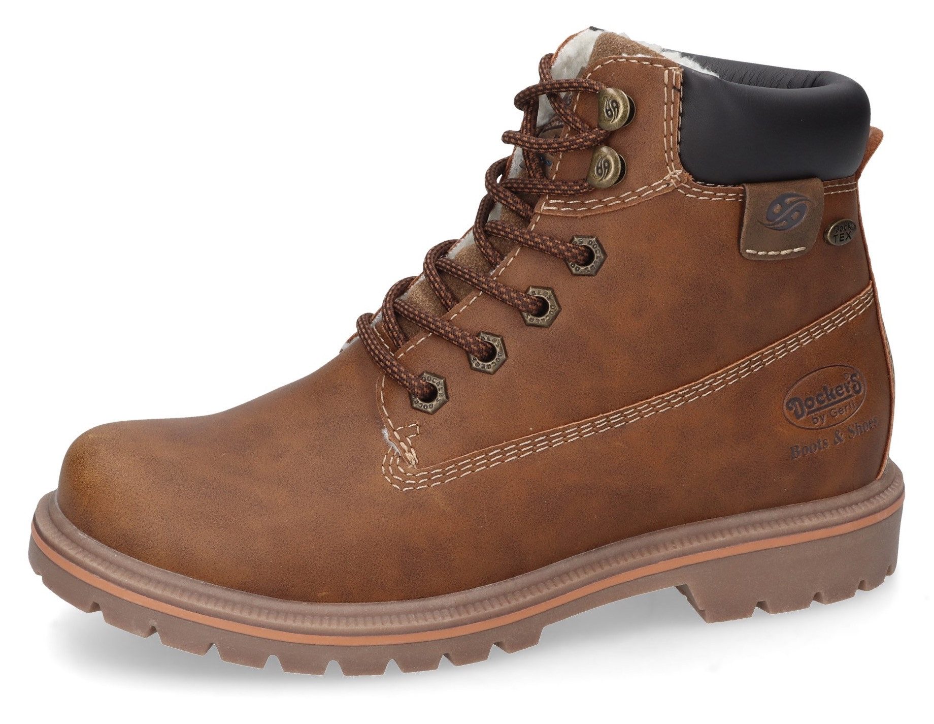 Dockers by Gerli Schnürboots Hikin Boots, Trekking Stiefel, Schnürstiefel mit Warmfutter