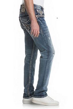 Rock Revival Straight-Jeans