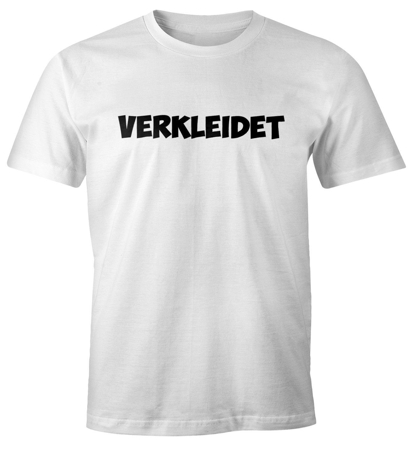 MoonWorks Print-Shirt Herren T-Shirt Verkleidet Fasching günstig online kaufen