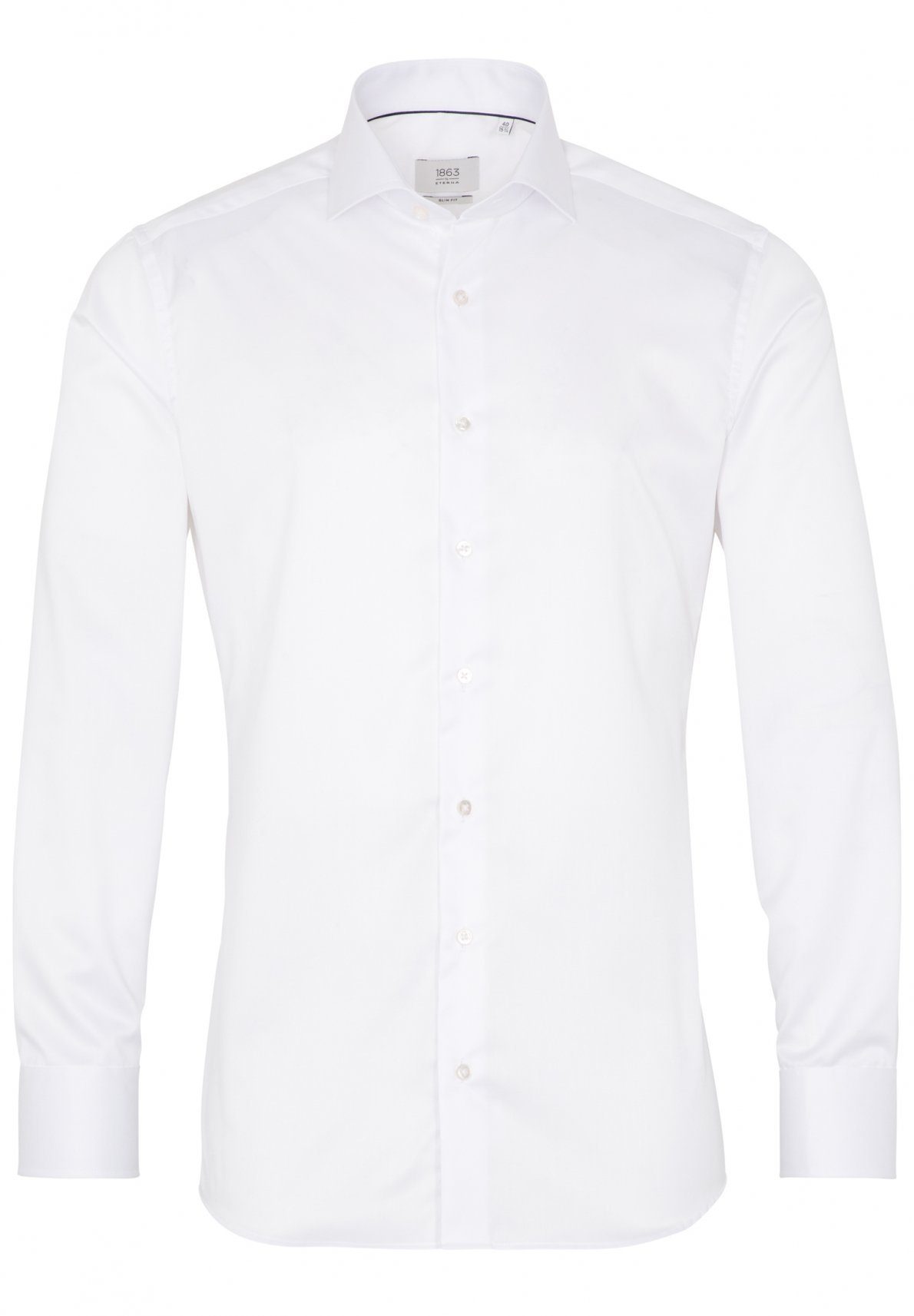 Klassische Bluse 1863 by ETERNA SLIM FIT Langarm Hemd weiß 8005-00-F682