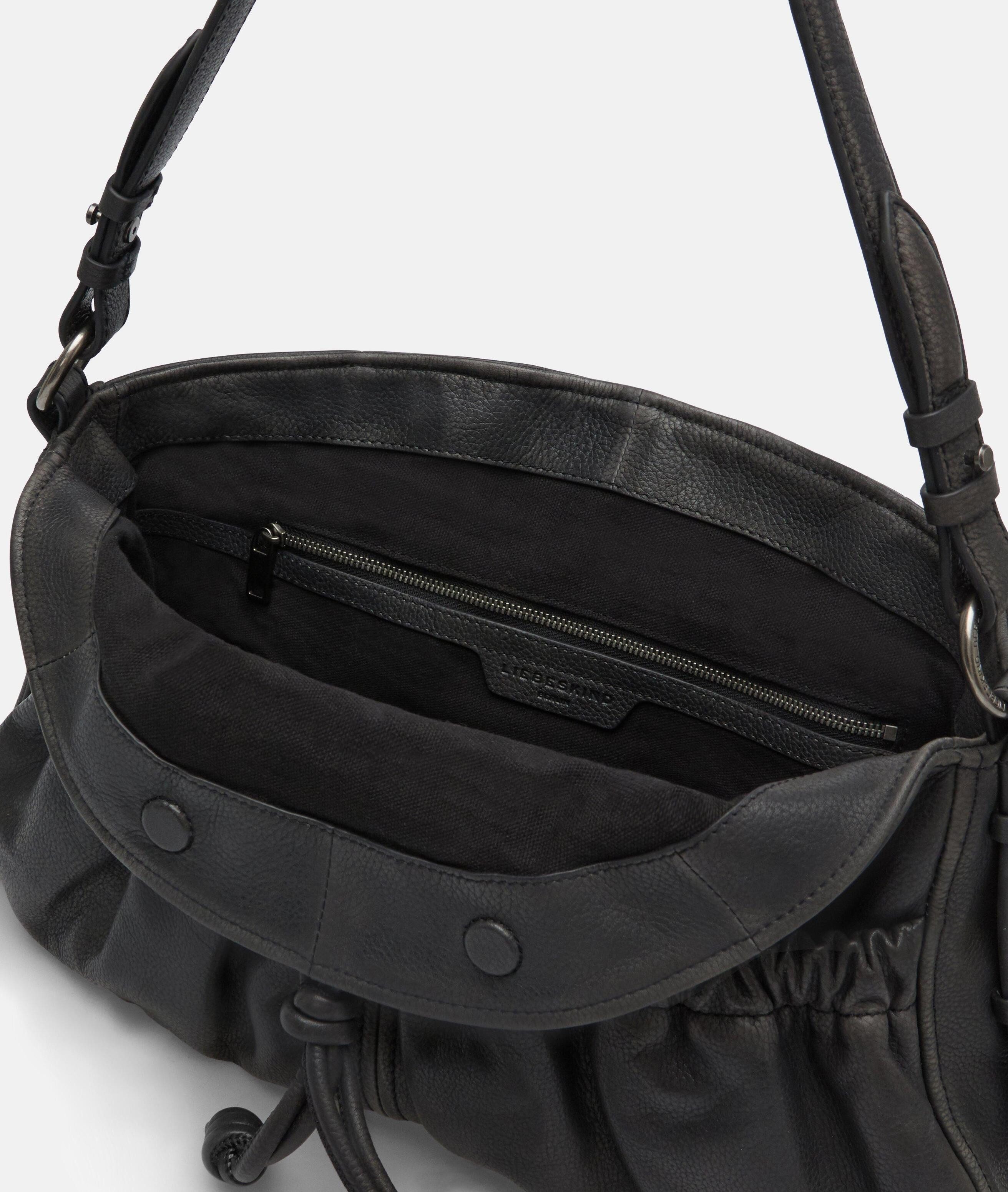 Liebeskind Berlin Schultertasche Elya Schultertasche M, Geräumige Schultertasche mit Vintage-Effekt