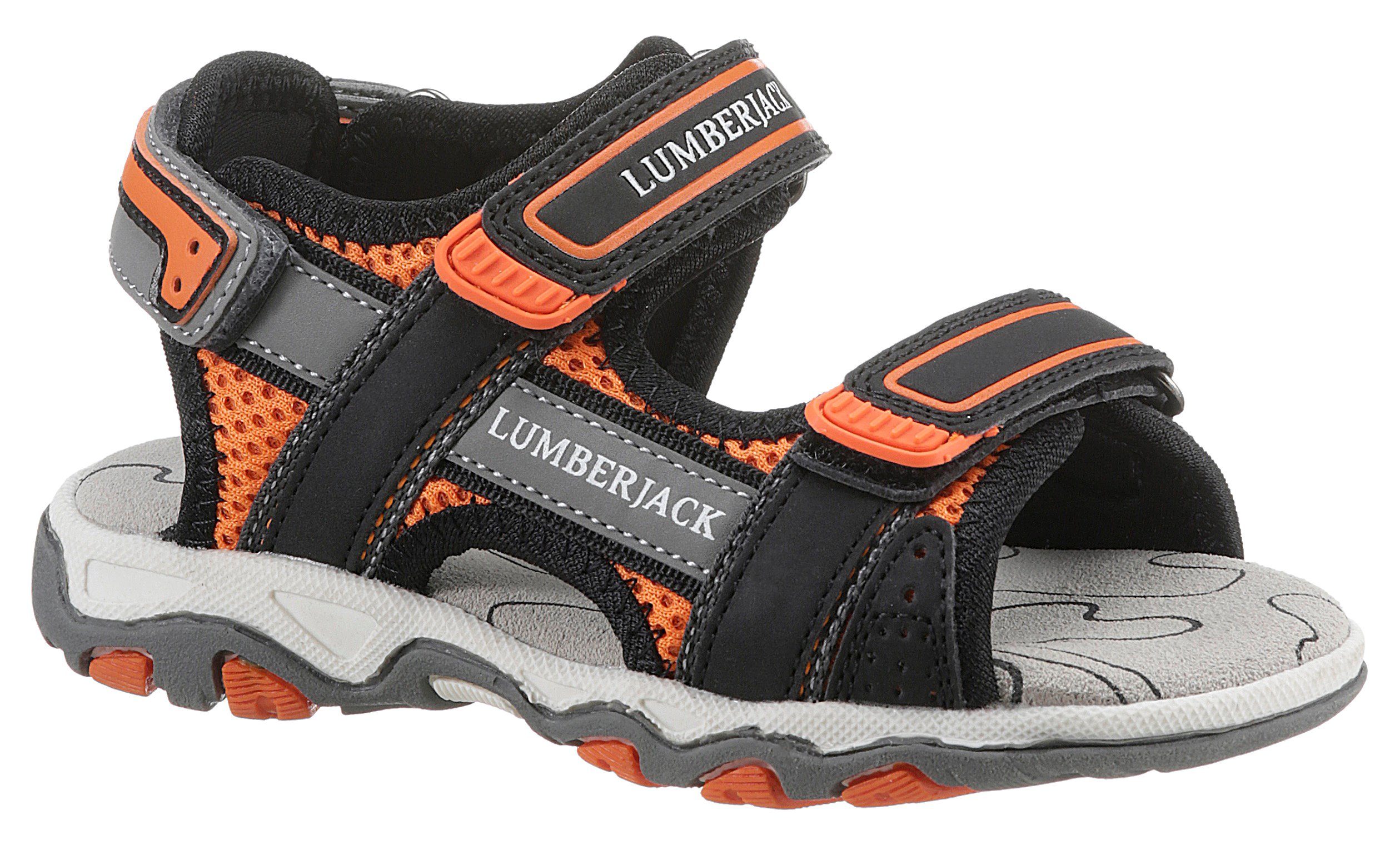 LUMBERJACK Trekkingsandale, Sommerschuh, Outdoorsandale, Klettschuh, mit Lederinnensohle