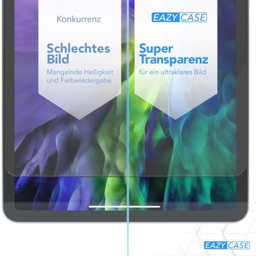EAZY CASE Schutzfolie Schutzglas für Apple iPad Pro 11" 2. Gen. (2020), 11 Zoll Panzerglas Displayfolie Tabletschutz Glasfolie Kratzschutz