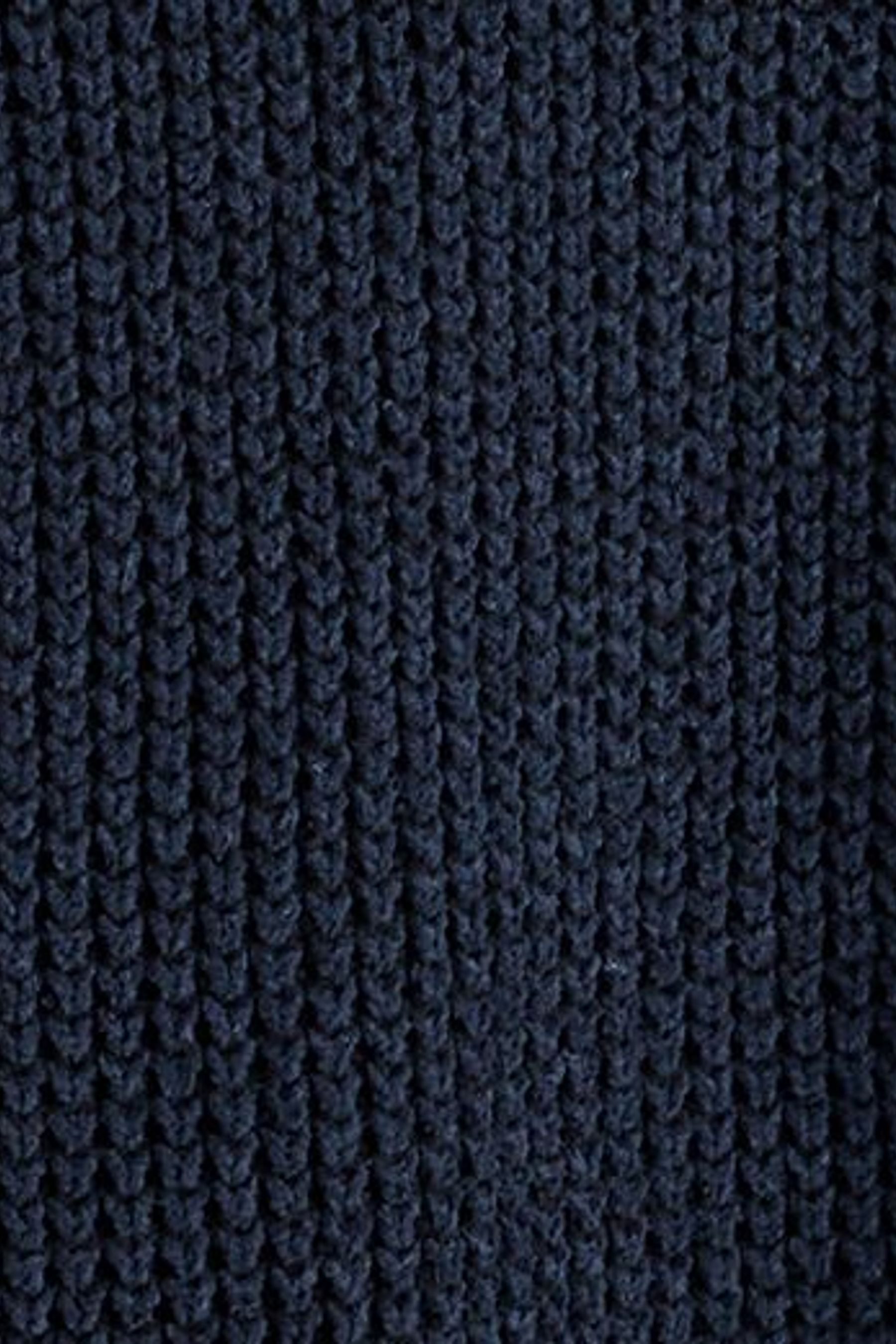 Next Strickjacke Regular Fit Troyer aus Chenille mit Waffelstruktur (1-tlg)