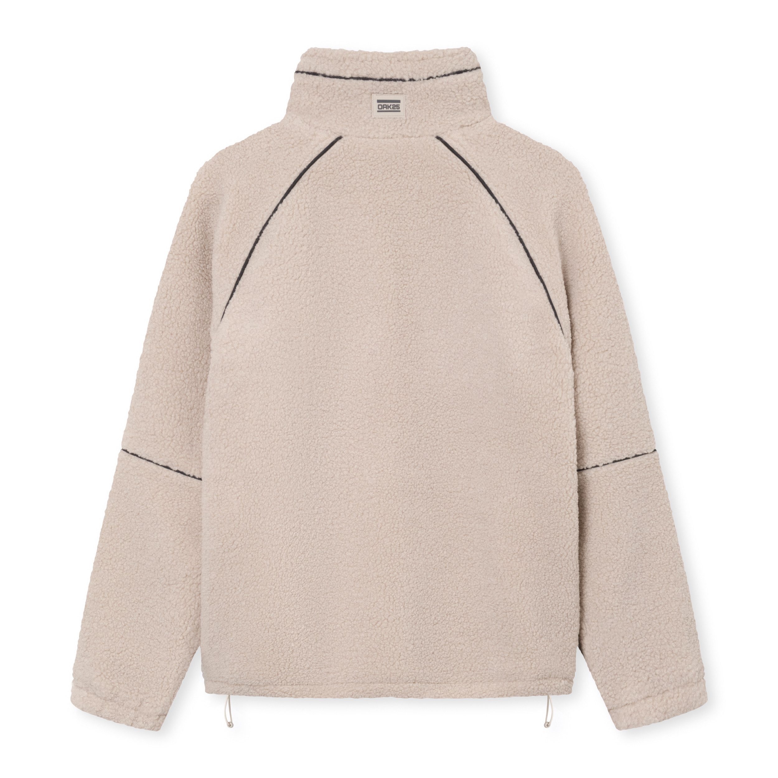 OAK25 Fleecejacke Everyday Fleece Teddy Fleecejacke reflektierend (1-St) Sherpa Fleece Jacke mit reflektierenden Elementen