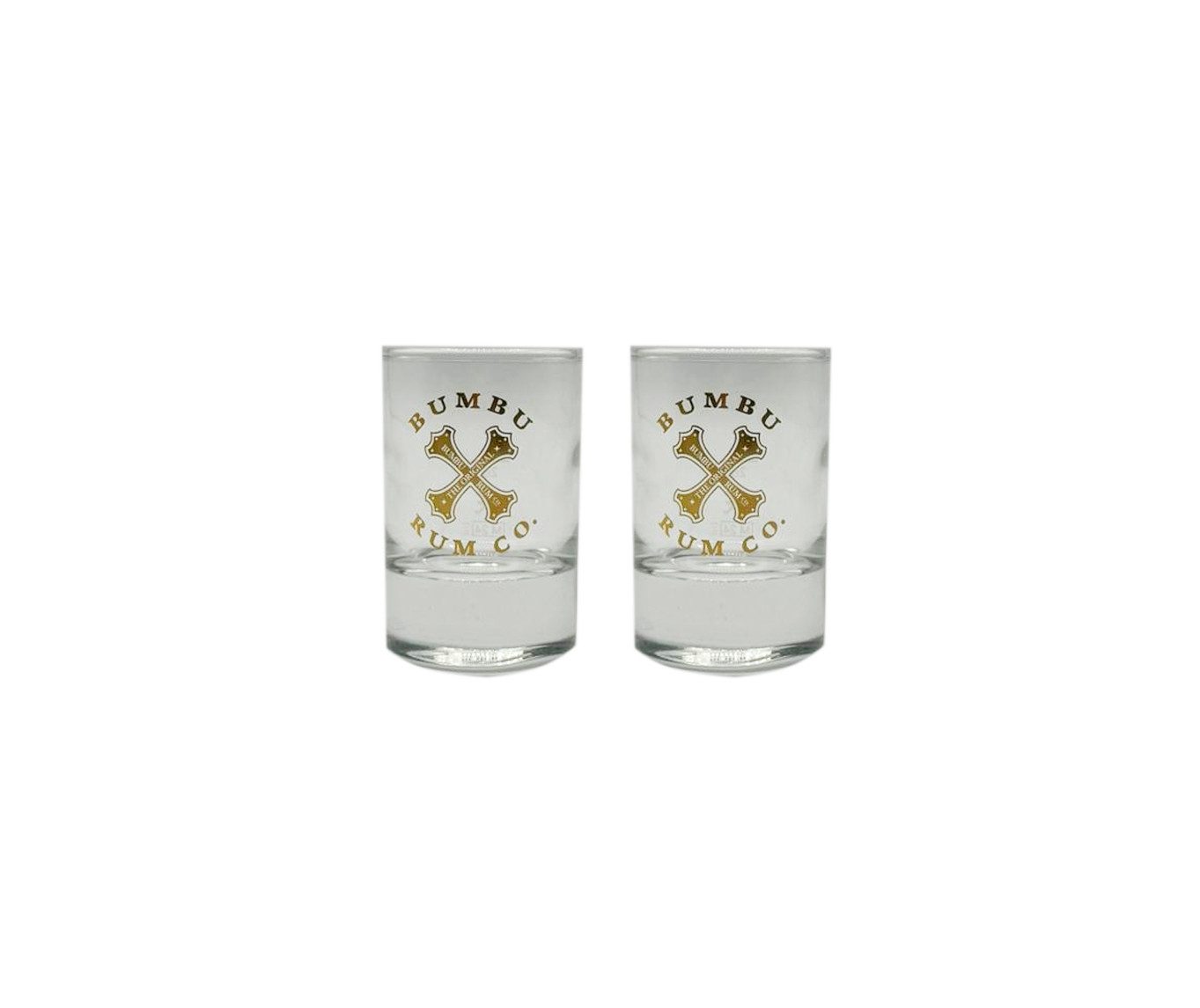 Gläser-Set Bumbu Rum Co. 2er-Set Shot Gläser geeicht: 2cl/4cl