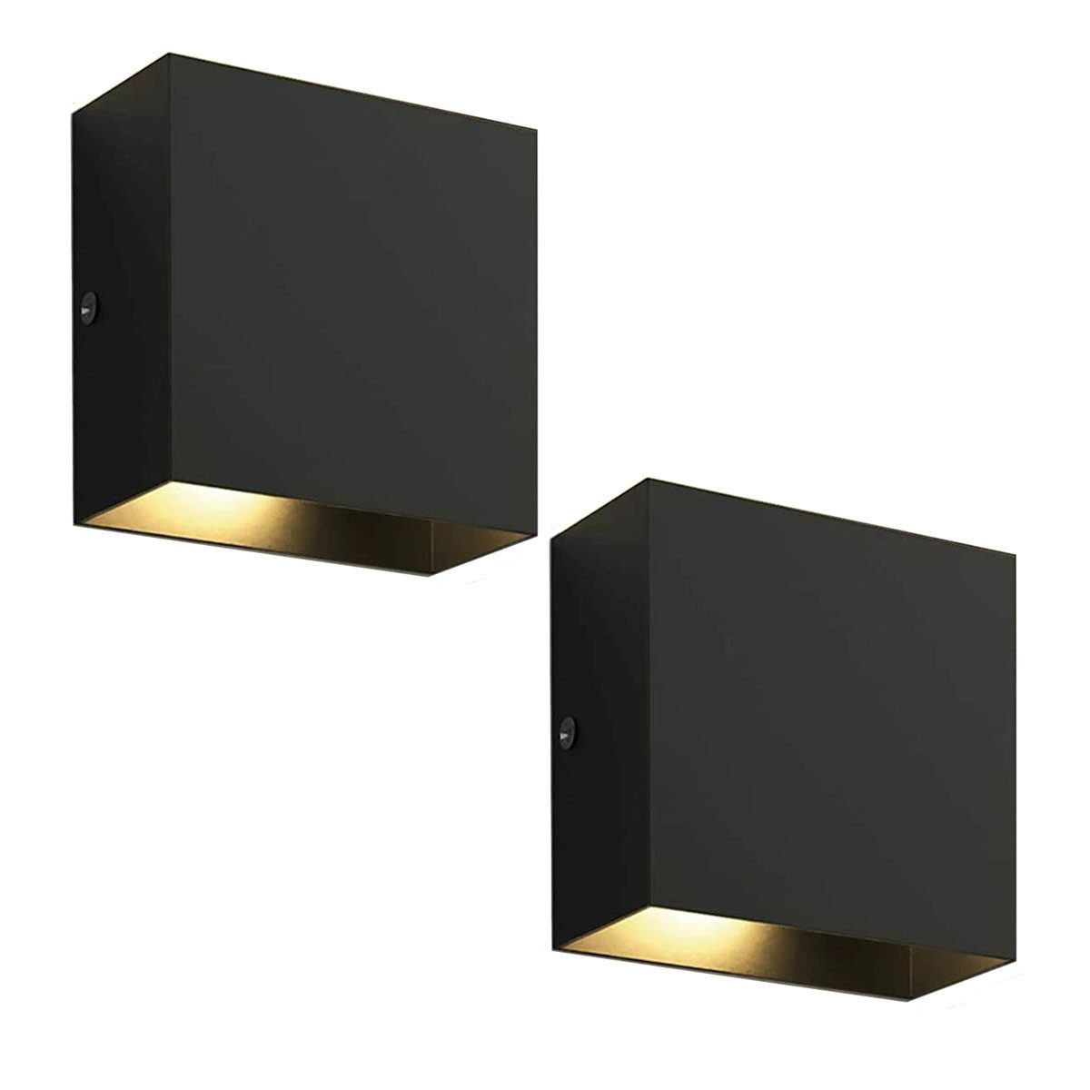 LETGOSPT Wandleuchte 6W/12W LED Wandlampe Innen, günstig online kaufen