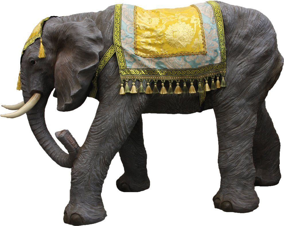FADEDA Tierfigur FADEDA Elefant mit Decke, Höhe in cm: 97 (1 St)