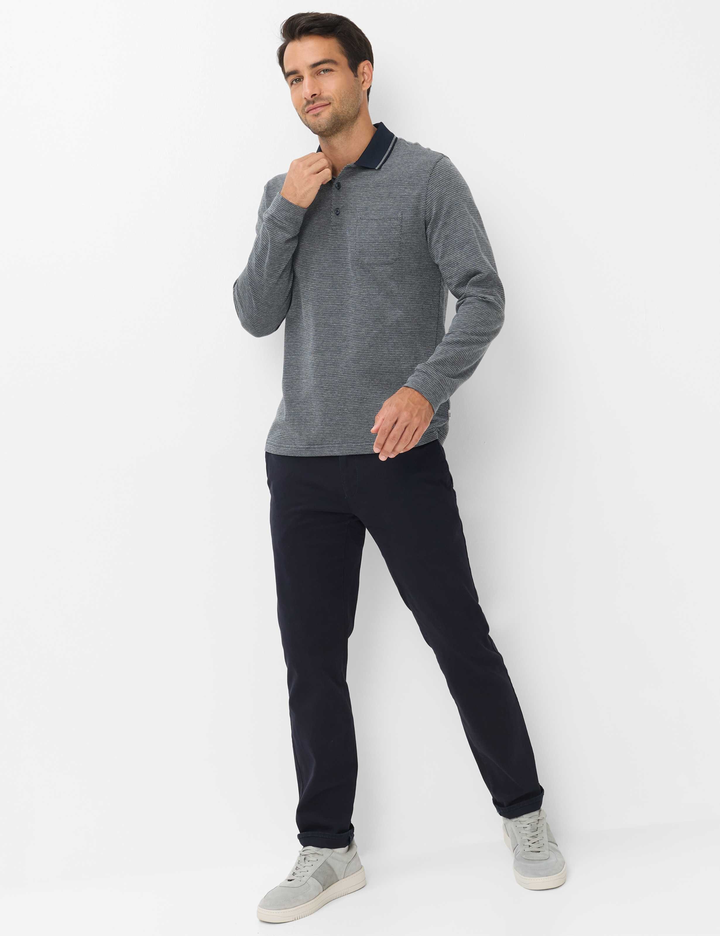 Brax Poloshirt Style PHARELL Easy Care: Poloshirt im Baumwollmix – Bild 2 von 5