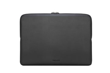 Tucano Laptop-Hülle Today, Kunstleder Notebook Sleeve mit Memory Foam, Schwarz 15,6 Zoll, 15-16 Zoll Laptops