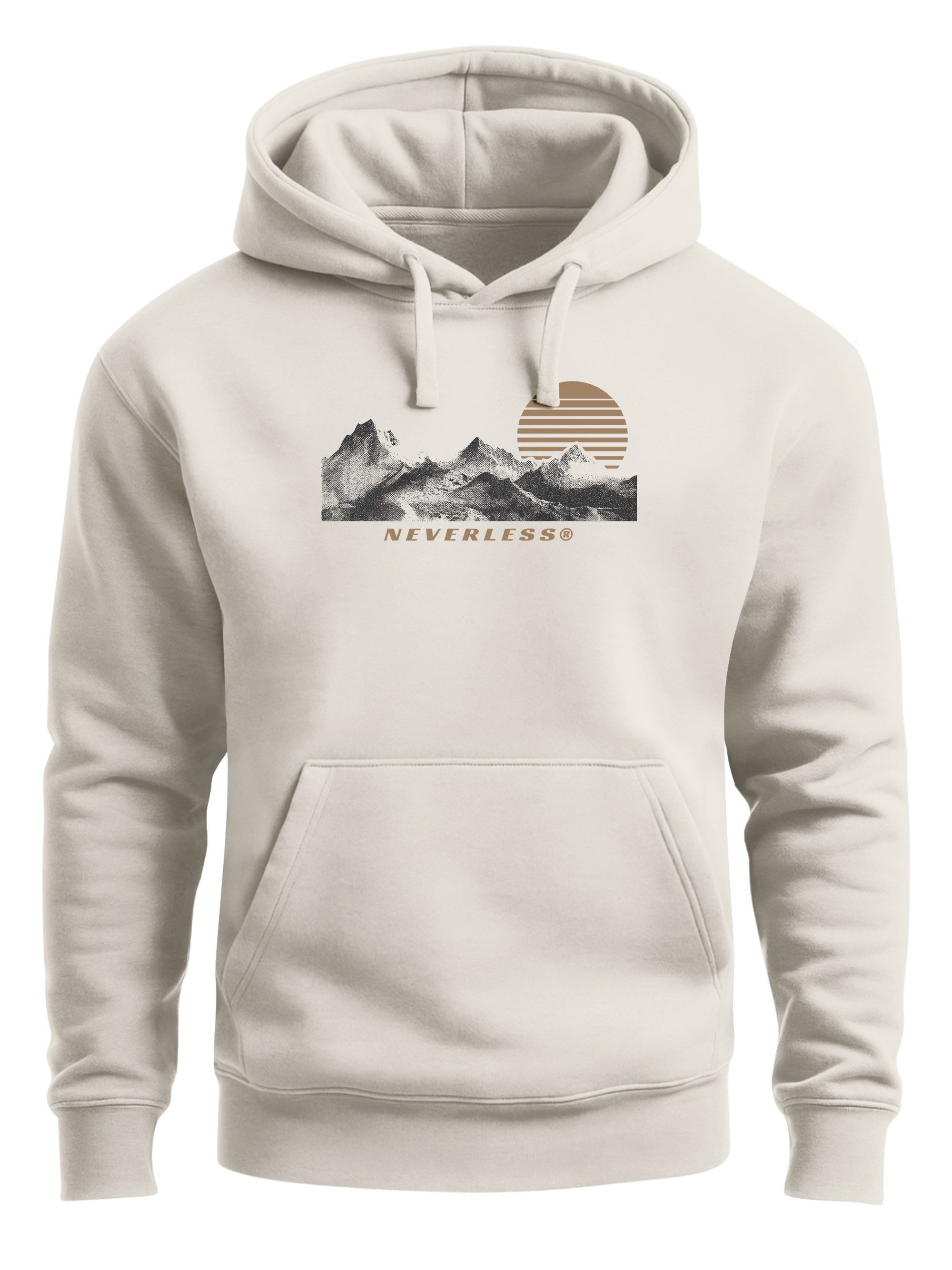 Hoodie Hoodie Herren Print Outdoor Berge Motiv Kapuzen-Pullover Männer