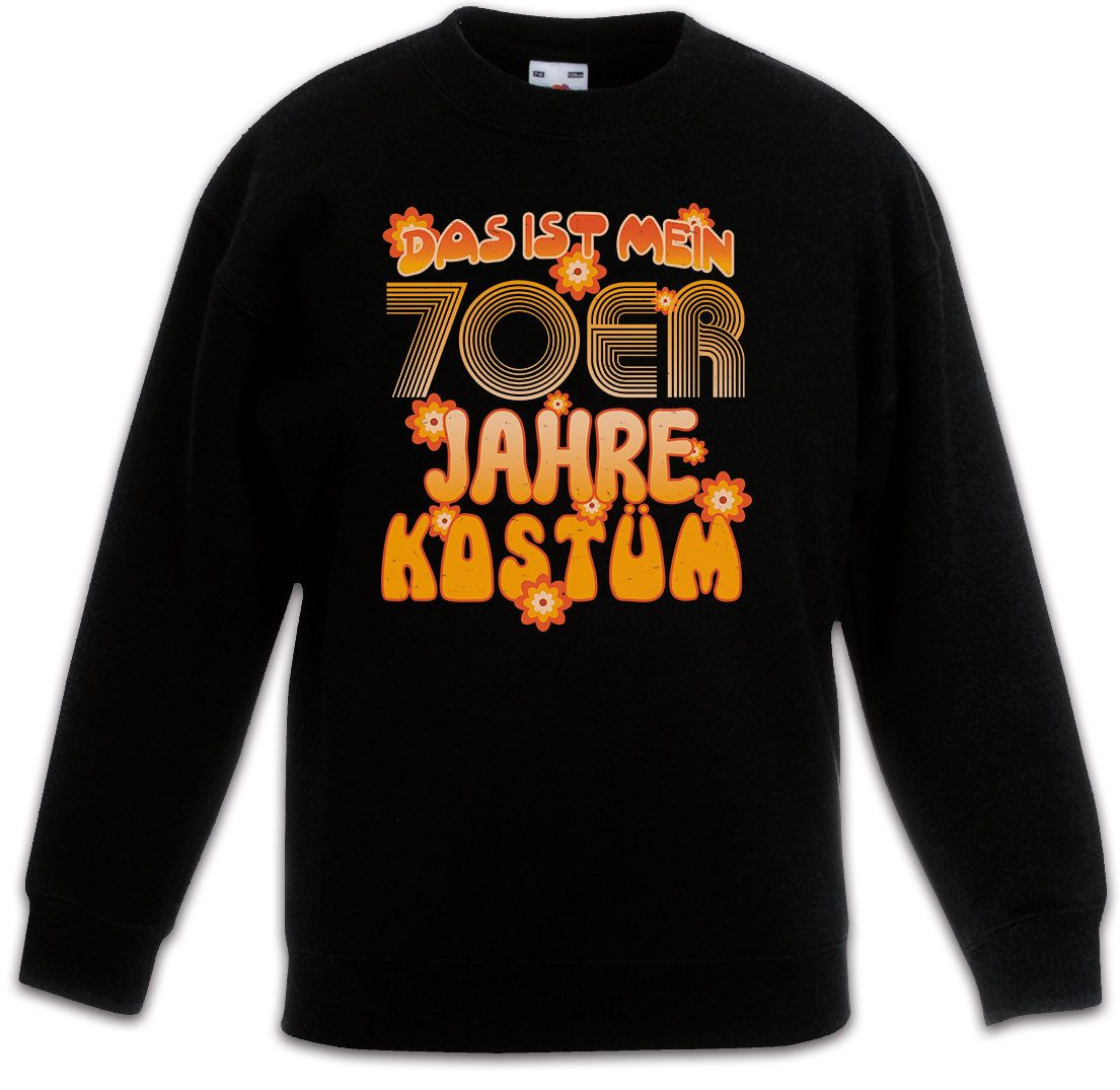 Sweatshirt Das ist mein 70er Jahre Kostüm Kinderpullover Siebziger Hippie