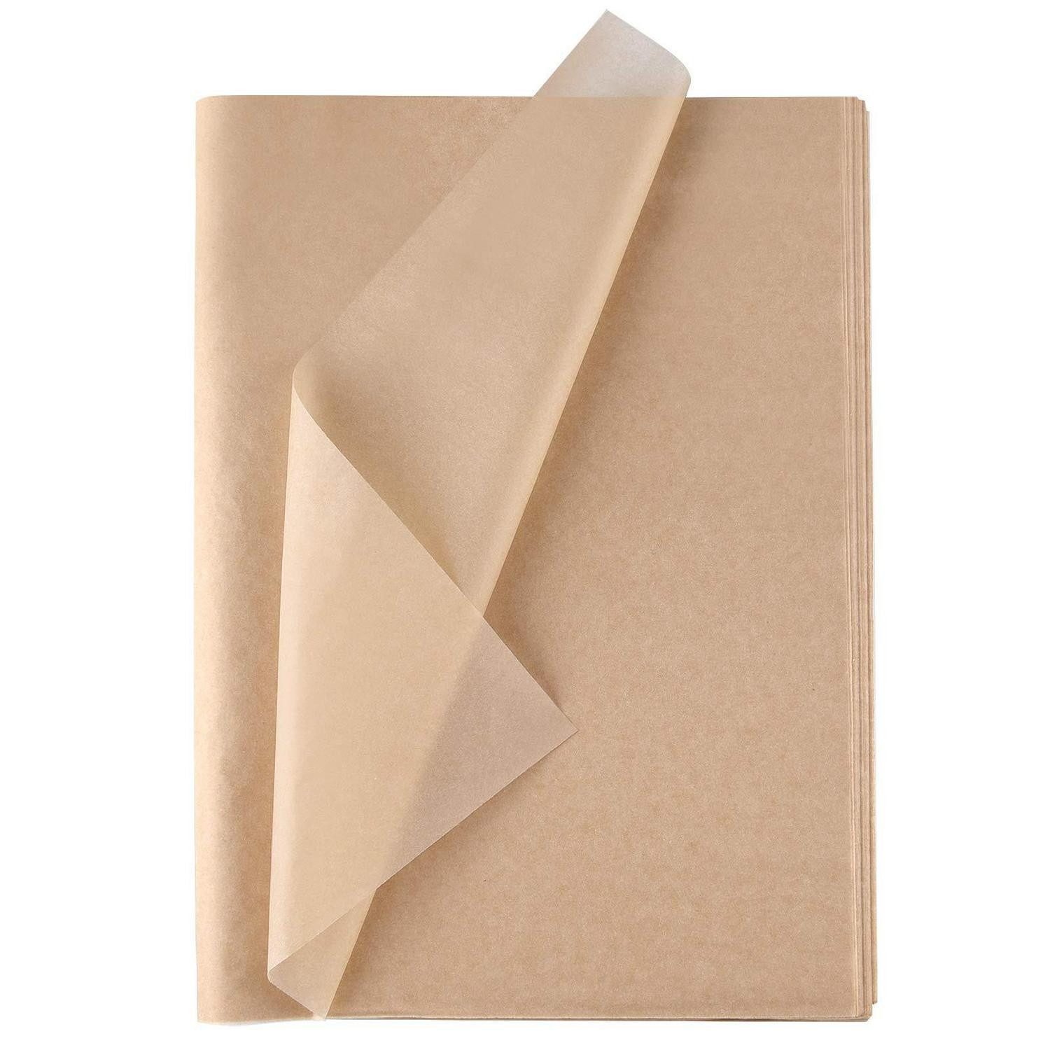 LuxusKollektion Geschenkpapier Kraftpapier Braun 60 Blatt, (60St)
