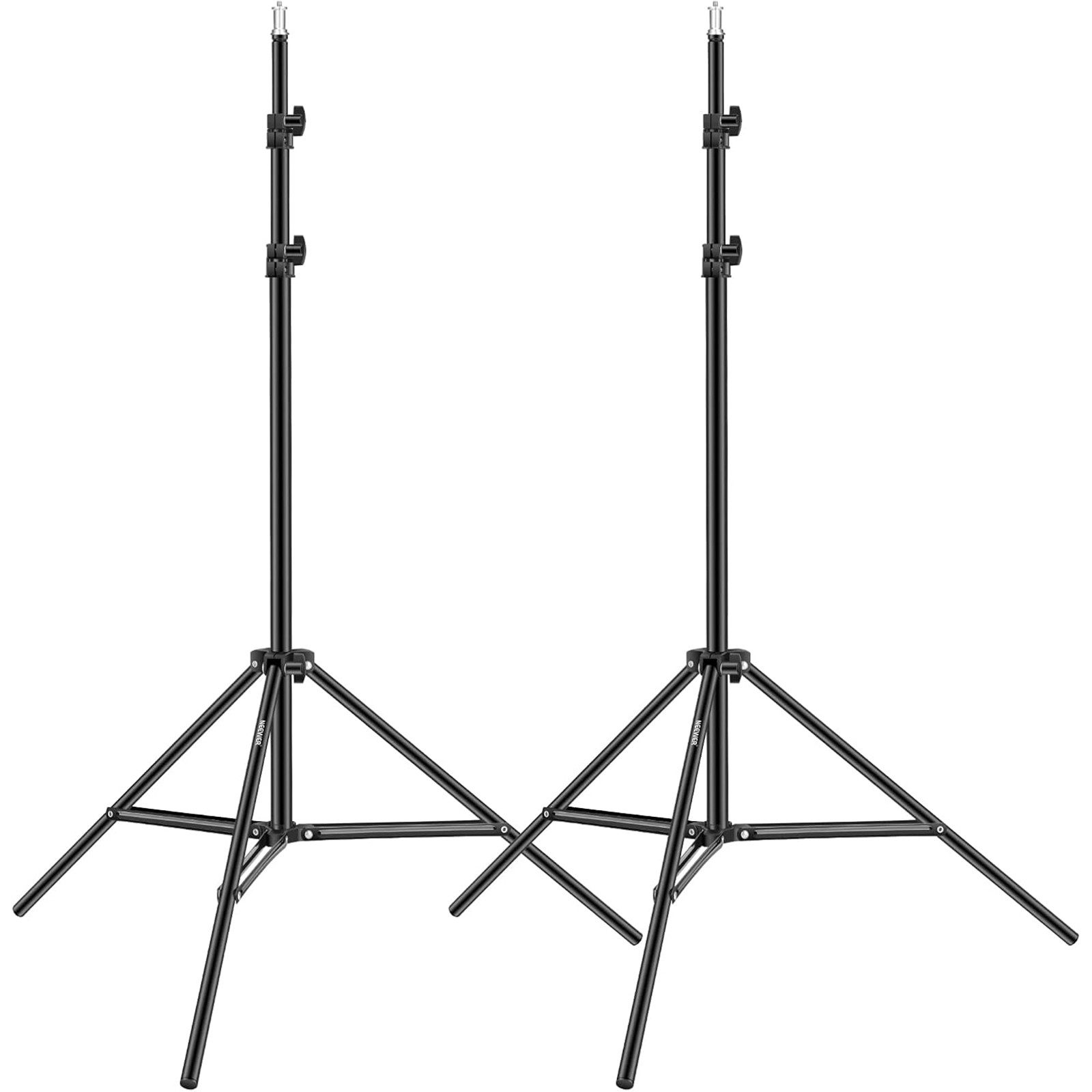 Neewer ST-190 190cm Alu-Stativ 2er-Pack Studio Lampenstativ (höhenverstellbar von 66 bis 190 cm)