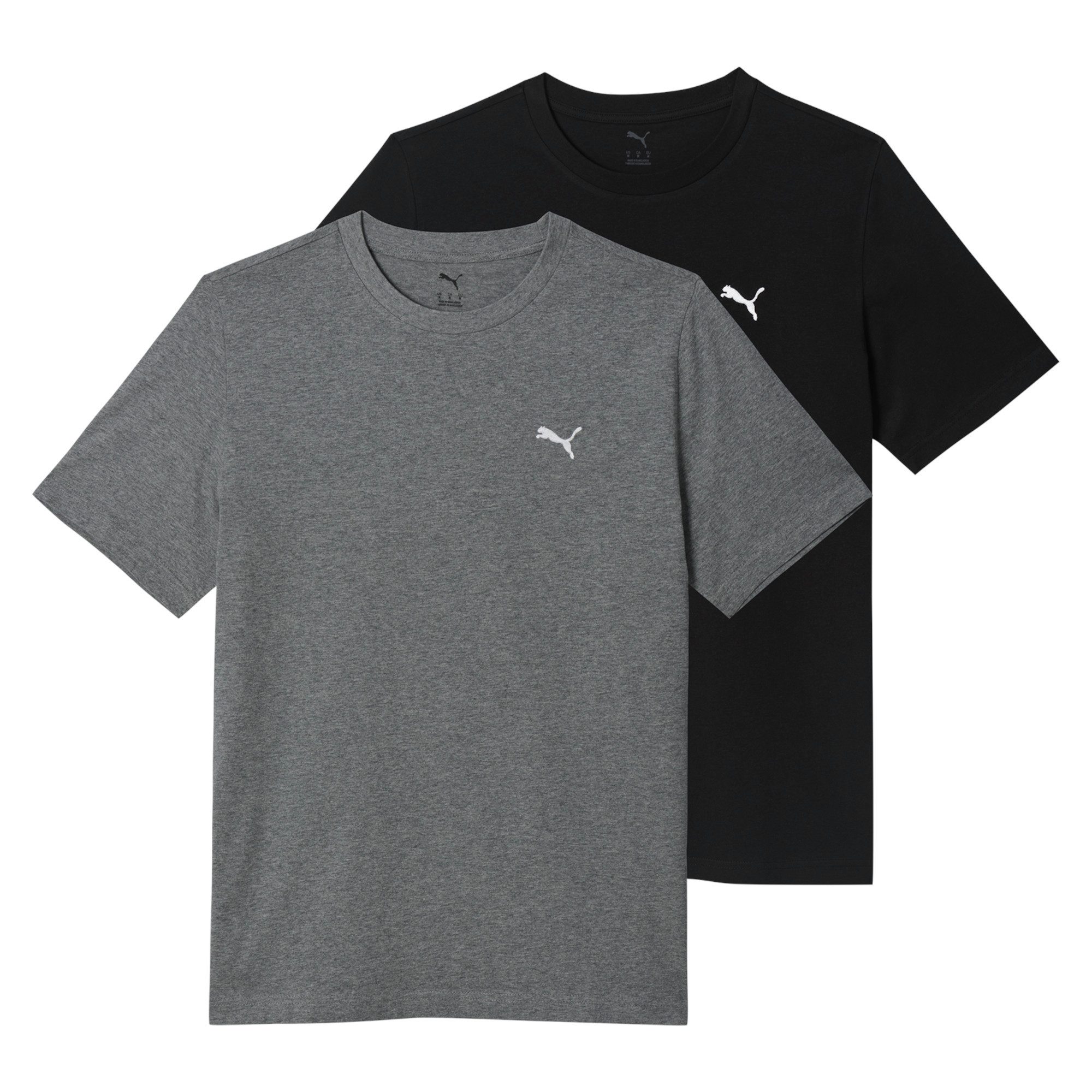 PUMA T-Shirt Puma Herren T-Shirt 2er-Pack Ess Logo Tee M 692313
