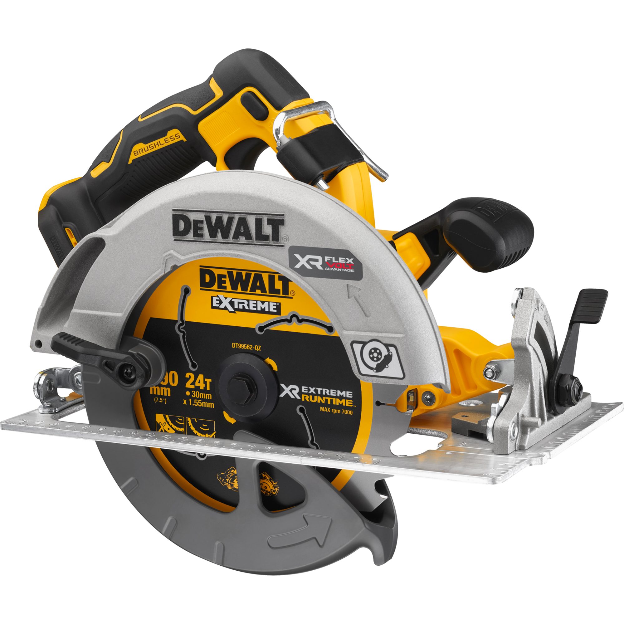 DeWalt Handkreissäge DEWALT XR FLEXVOLT Advantage Akku-Handkreissäge DCS573NT, 18Volt, ohne Akku und Ladegerät, in TSTAK Box VI