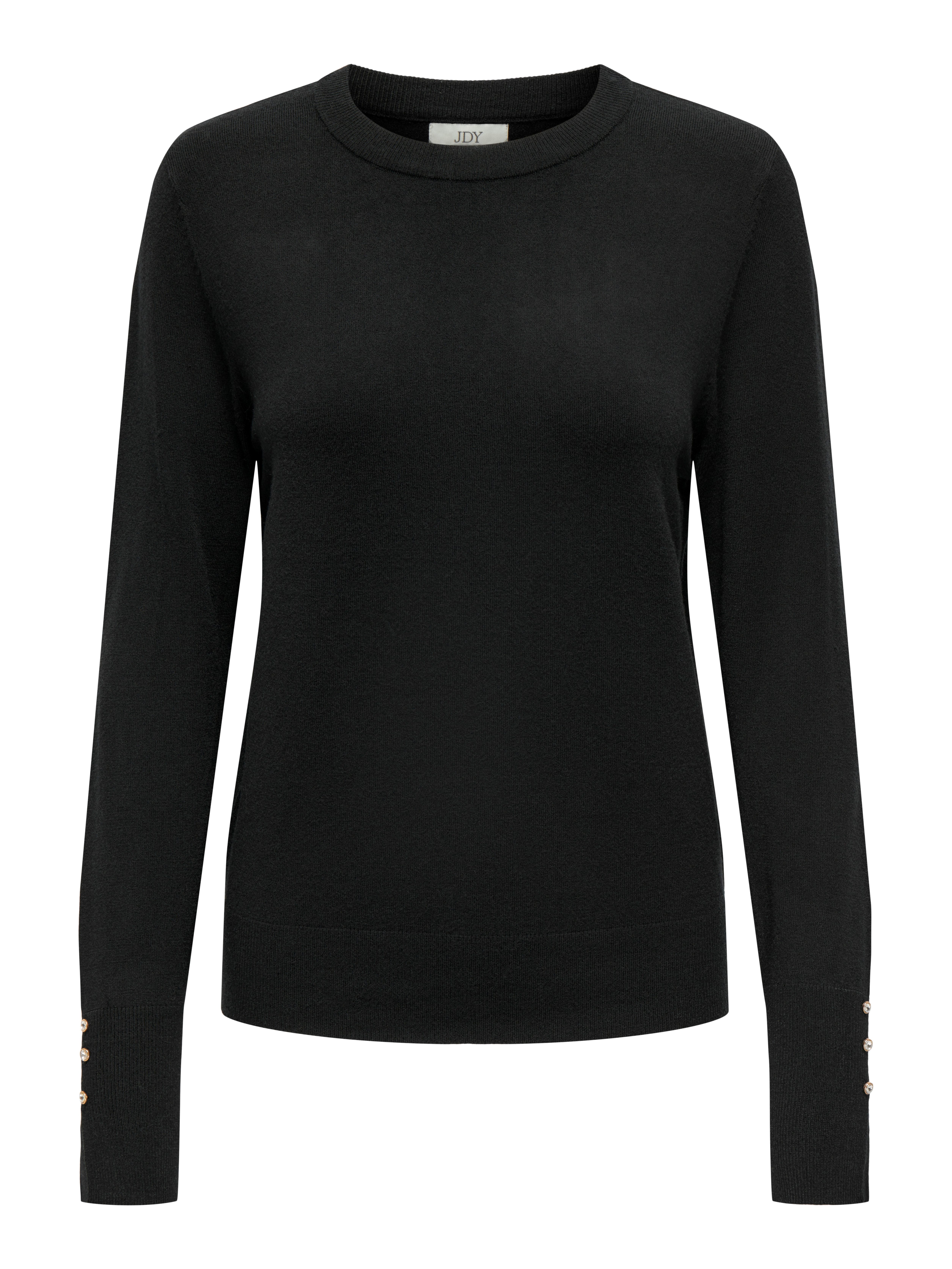 JDY Rundhalspullover JDYMALOU L/S ON BUTTON günstig online kaufen