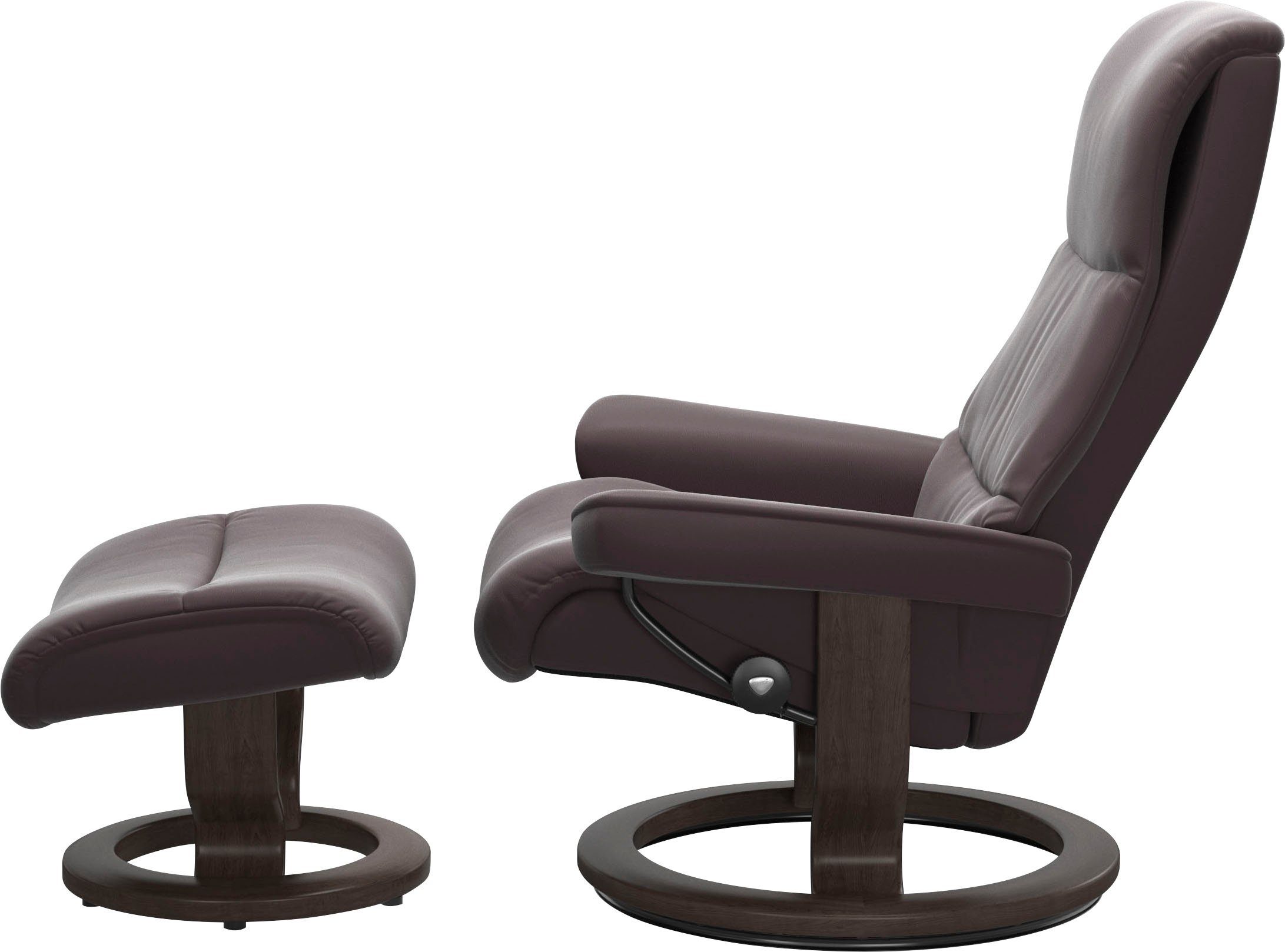 Wenge View, Relaxsessel Stressless® Base, mit Classic M,Gestell Größe
