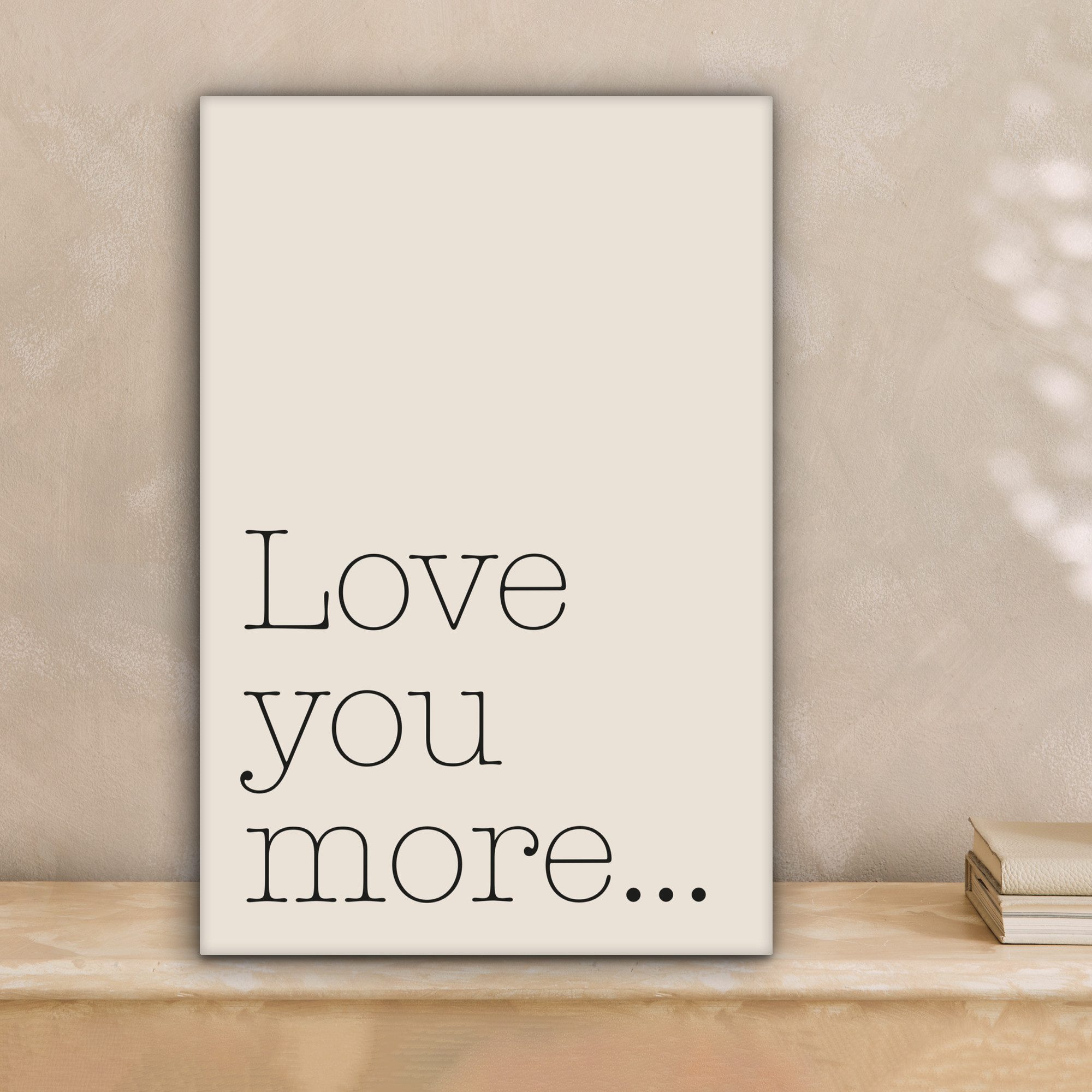 OneMillionCanvasses® Leinwandbild Minimalistisch - Liebe - günstig online kaufen