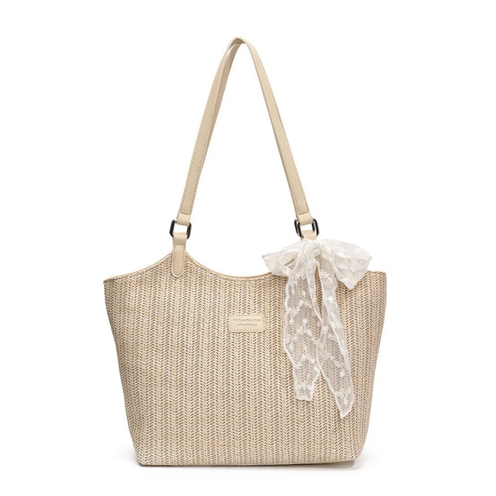 RWEUOQ Strandtasche Schultertasche Umhängetasche aus Stroh günstig online kaufen