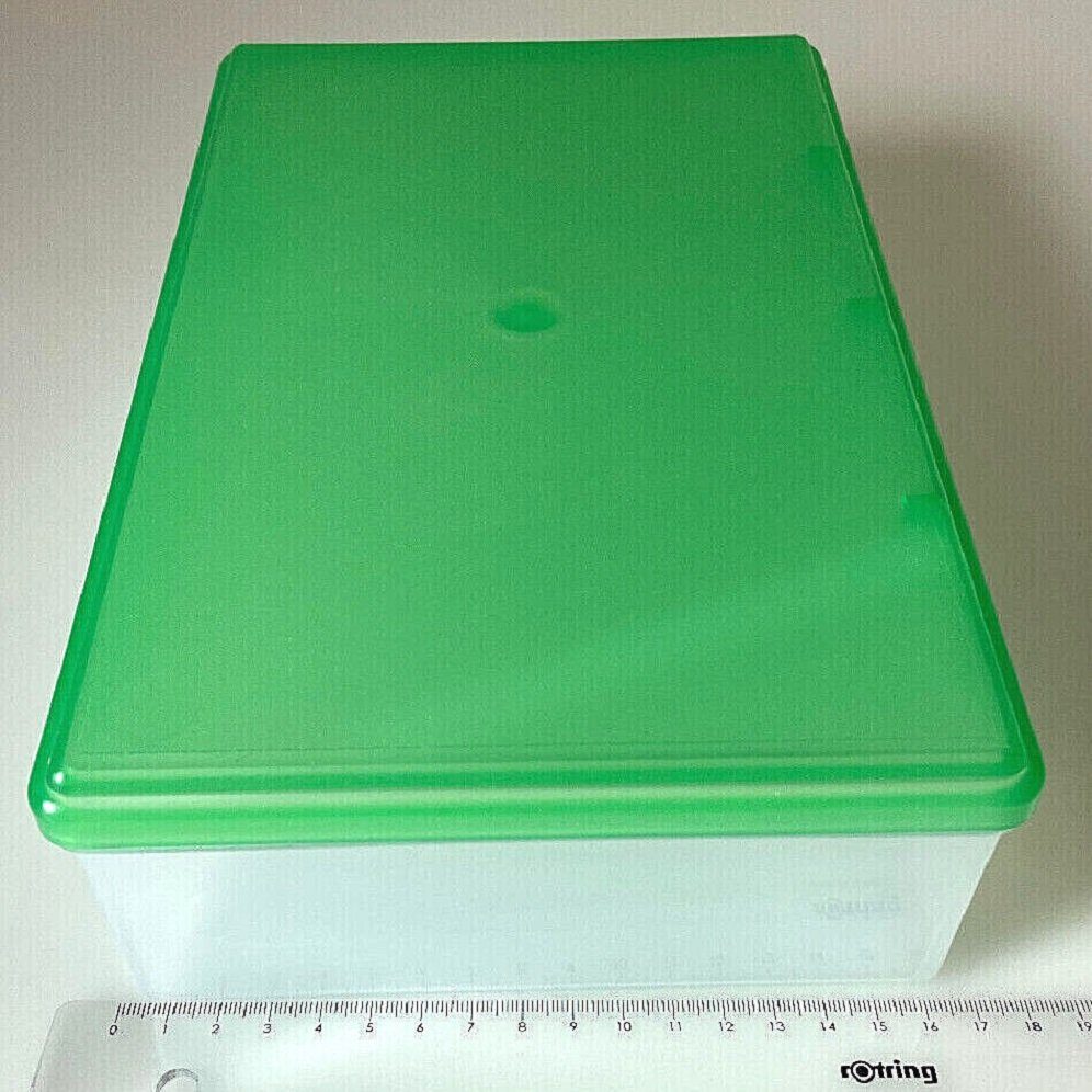 Anplast Angelkoffer Karpfenbox - Medizinbox Tackle BoX Behälter 2,5L MaXi Angelkiste Schwarz