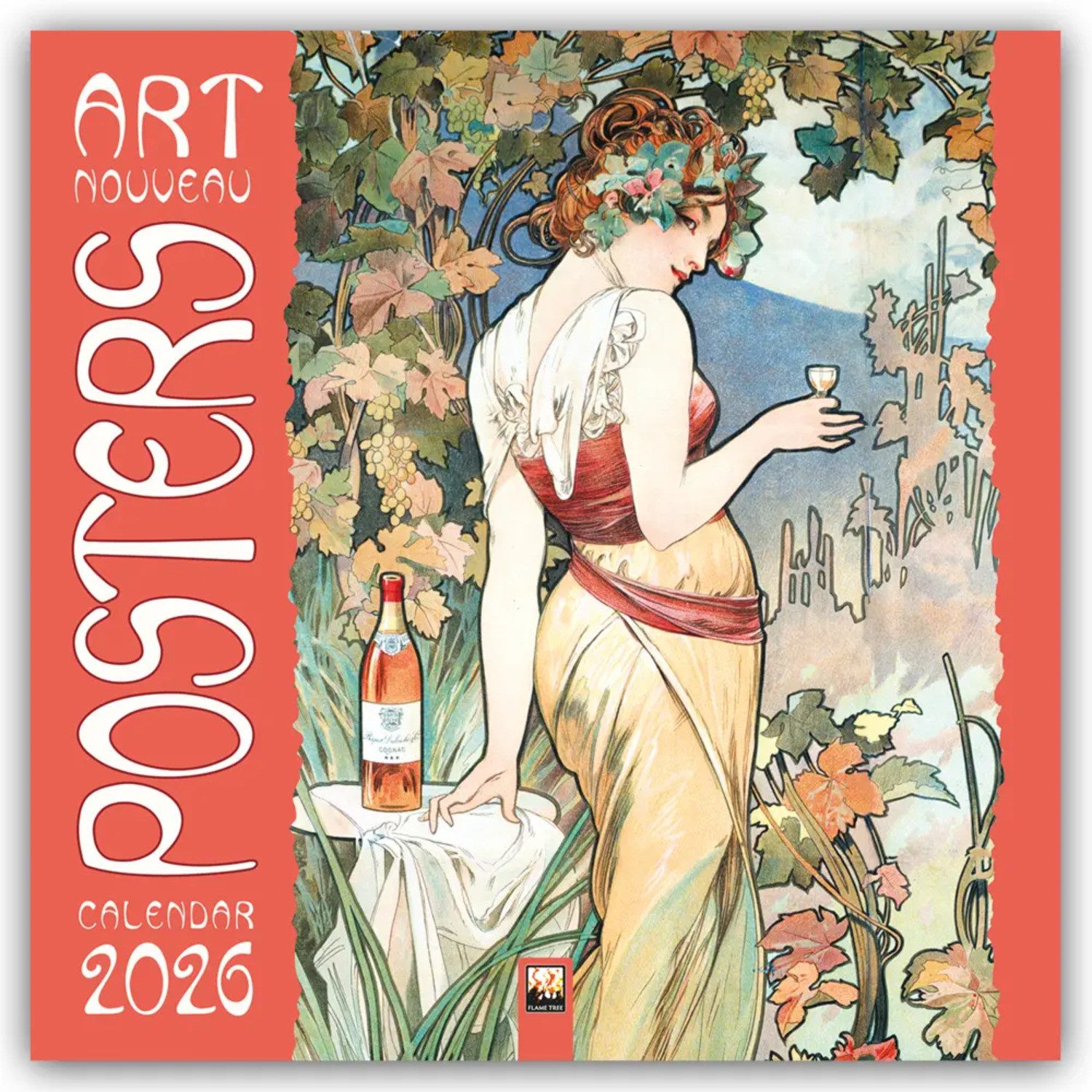 Wandkalender Art Nouveau Posters - Jugendstil 2026 - Original Flame Tree...