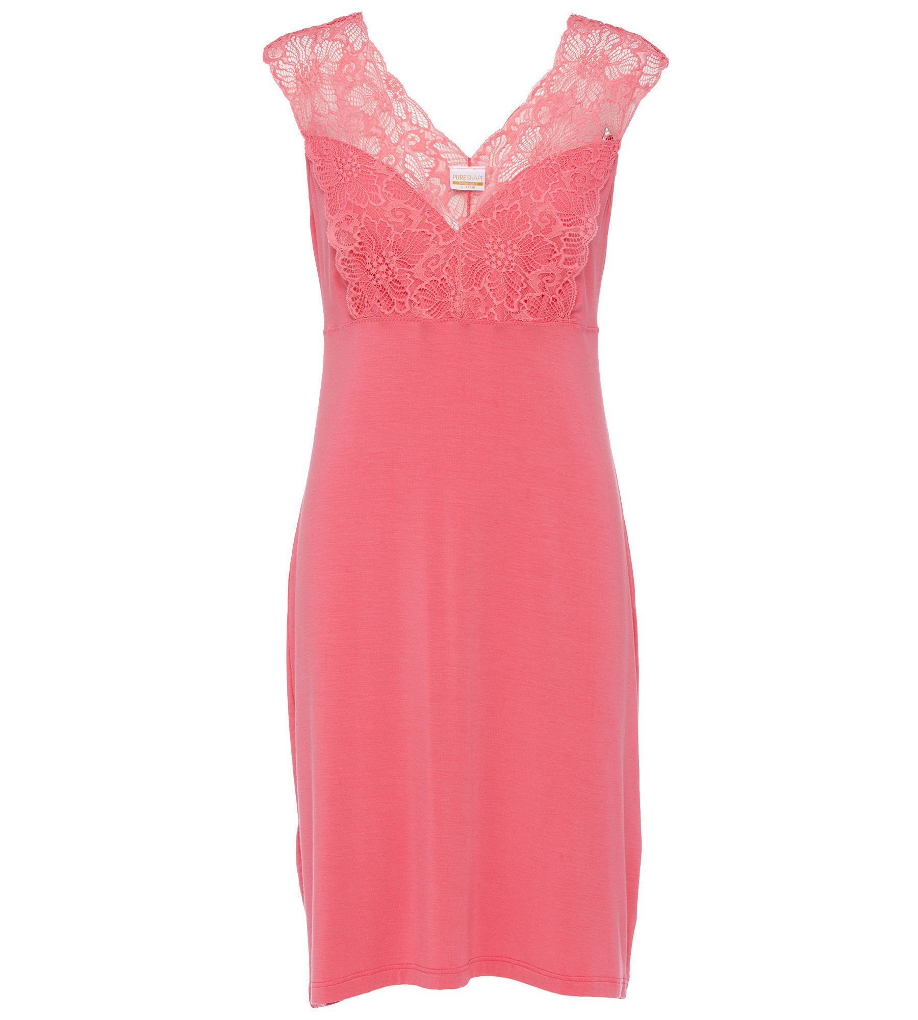 Pure Shape Nachthemd Sleepwear elastisch mit Spitzenapplikation günstig online kaufen