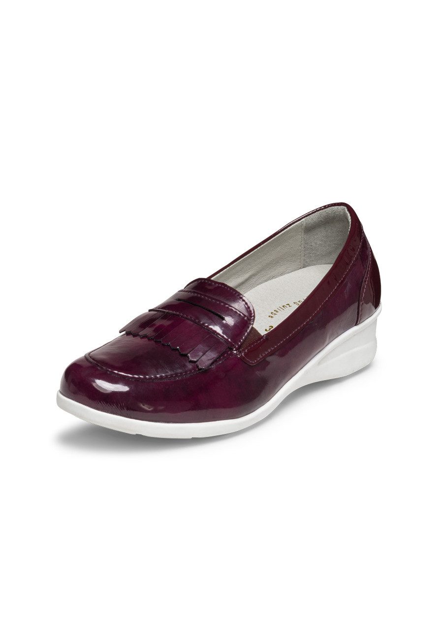 Damenschuhe Slipper Leder/Stretch Slipper