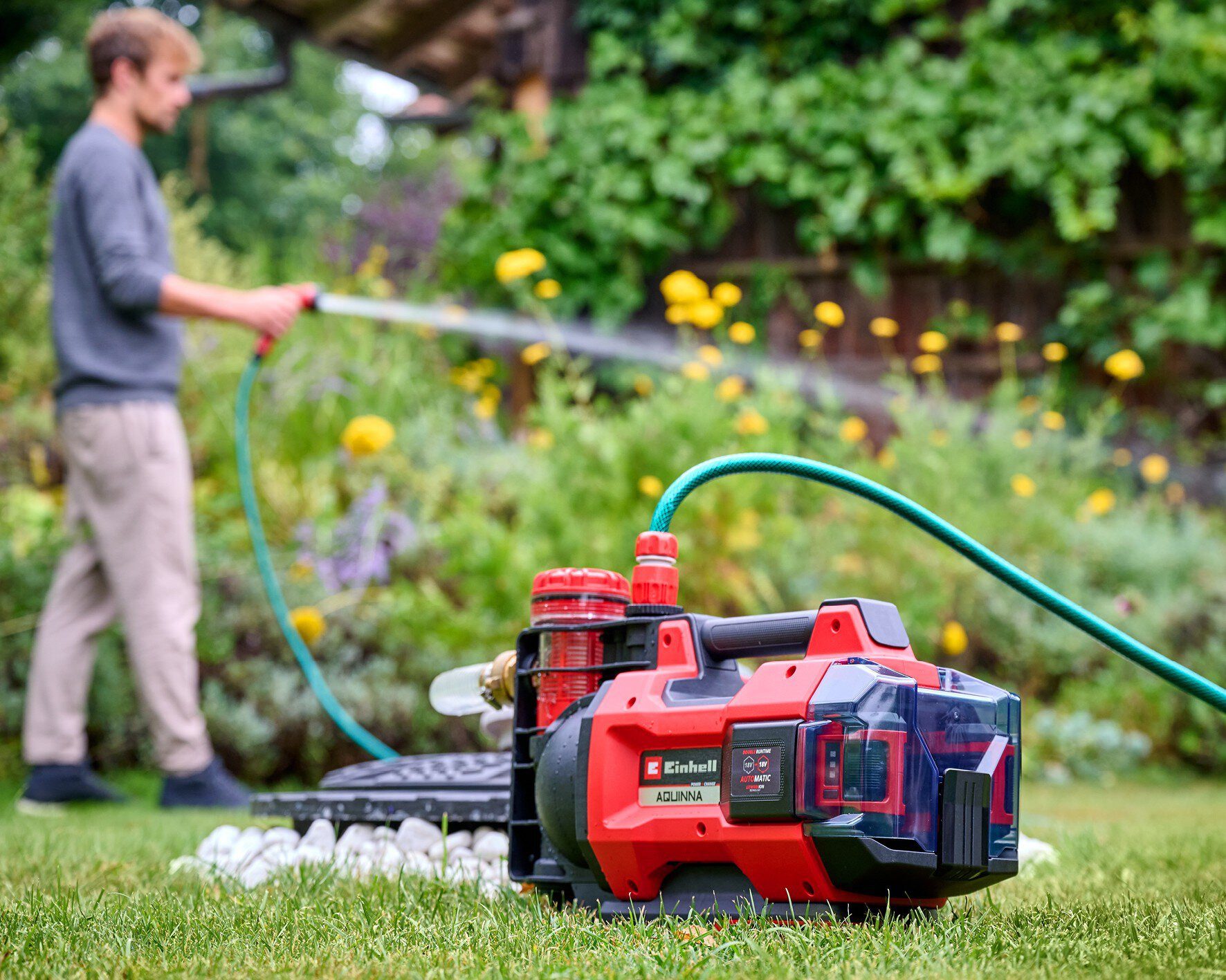 Einhell Akku-Gartenpumpe »AQUINNA 18/30 F LED günstig online kaufen