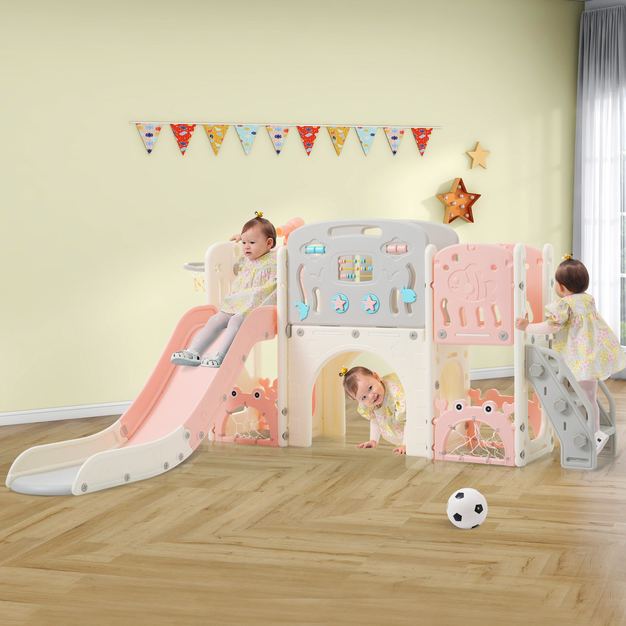 OKWISH Rutsche 11in1 Kleinkindrutsche,Kinderrutsche,Kinderrutschen-Spielset günstig online kaufen