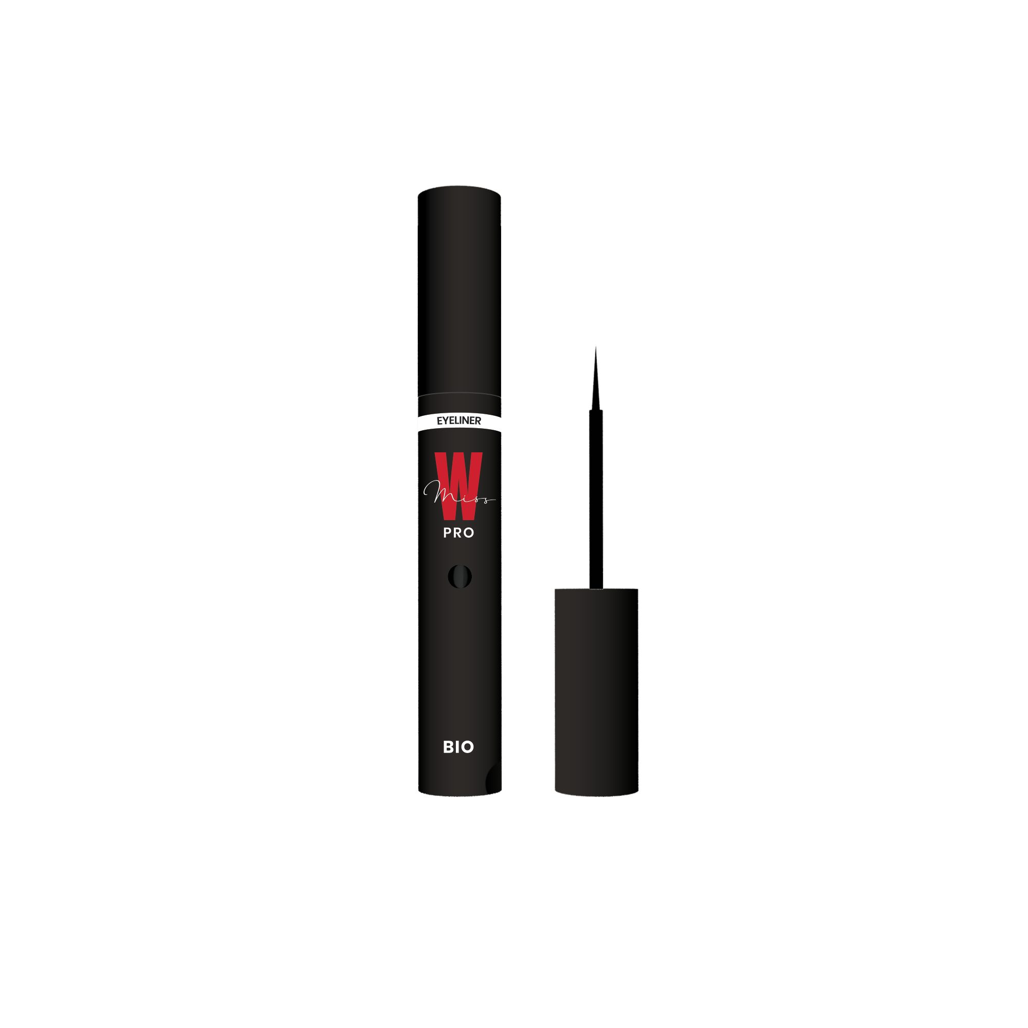 Miss W Pro Eyeliner Feuchtigkeitsspendender Eyeliner mit natürlicher Pflege für die Augen, Natürlicher Eyeliner mit Aloe Vera & Rosenwasser für empfindliche Haut