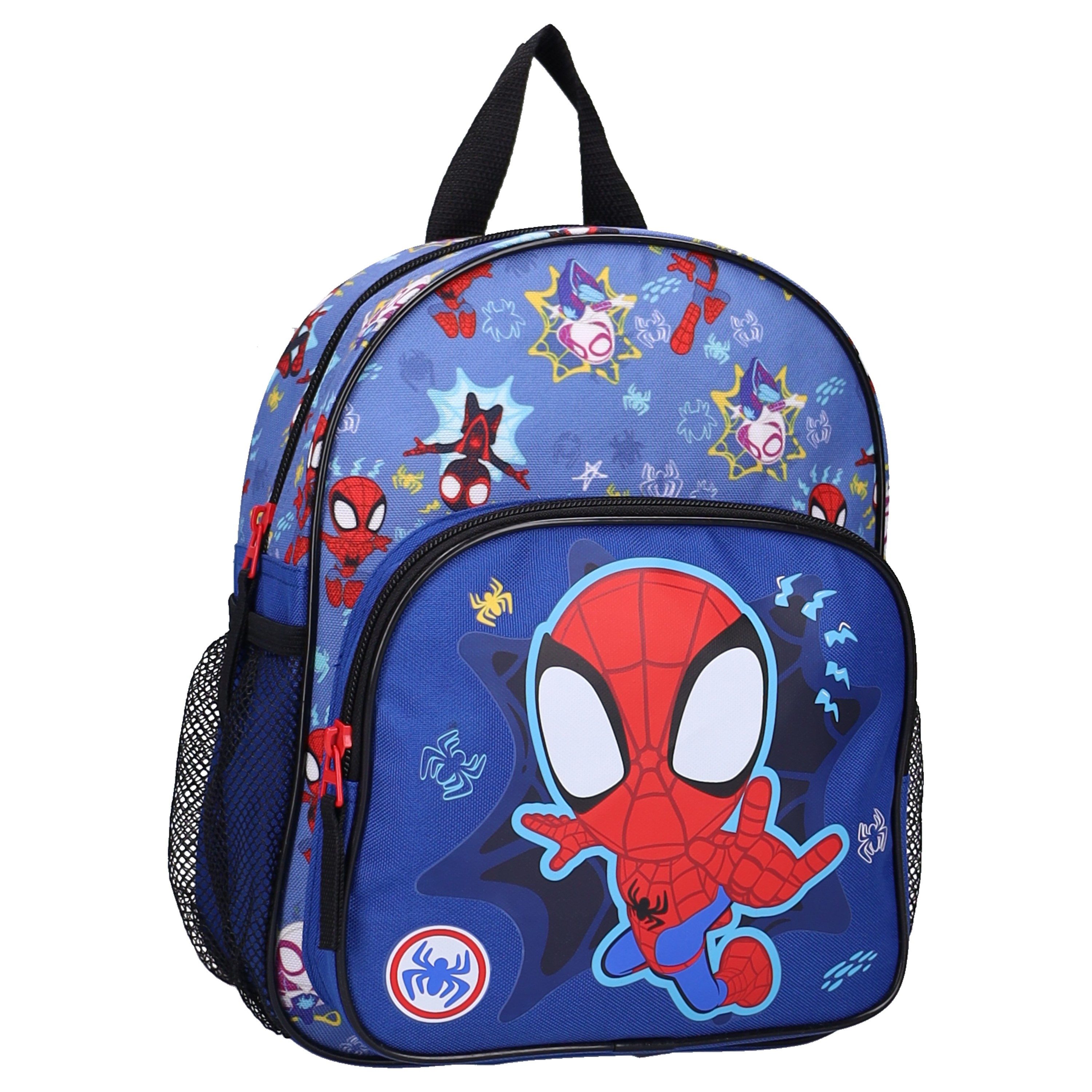 MARVEL Kinderrucksack Spidey 6,7 L mit 2 Fächern für Kita Schule Freizeit und Ausflüge