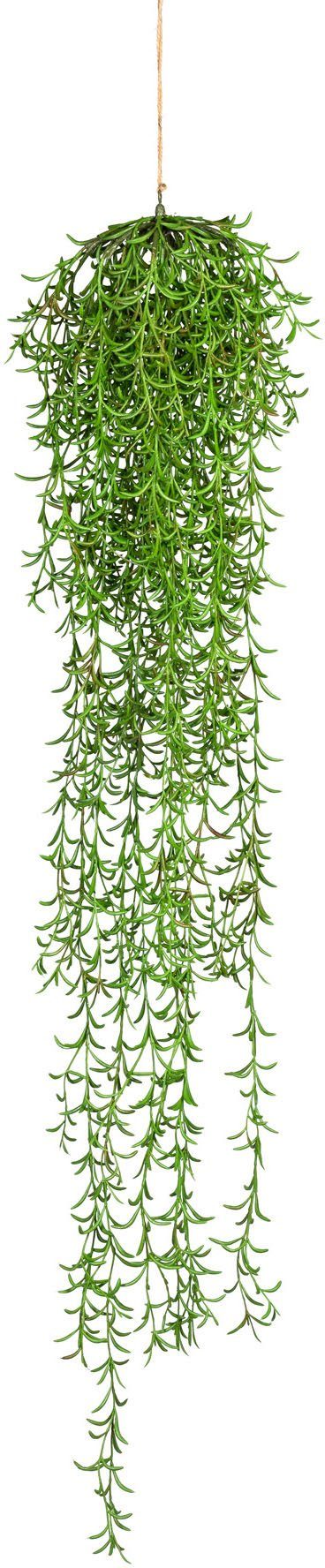 green, 110 Kunstranke cm Höhe Blatthänger, Creativ Nerifolia-Hängezopf