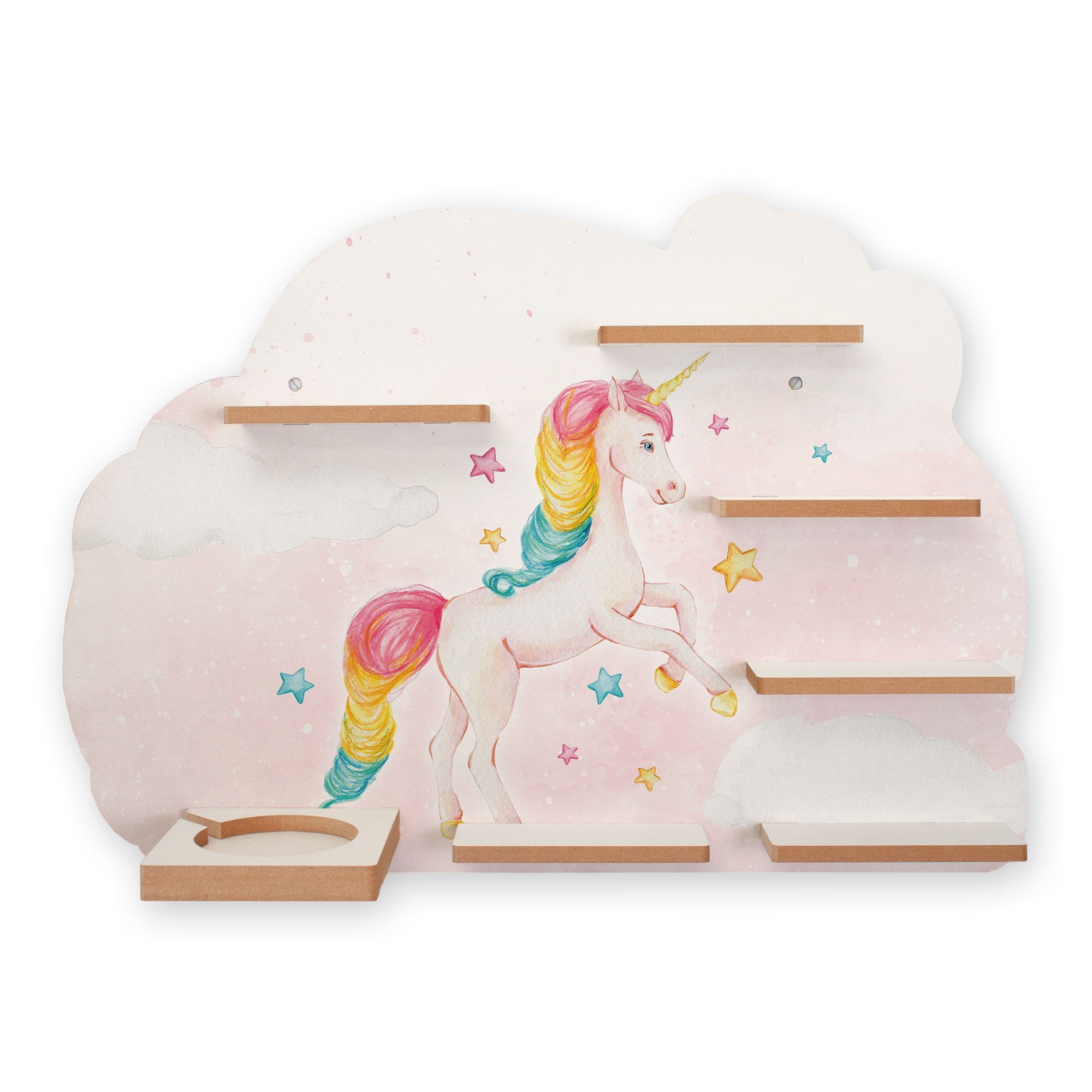 Kreative Feder Wandregal MUSIKBOX-REGAL Magisches Einhorn, für TONIE-BOX un günstig online kaufen