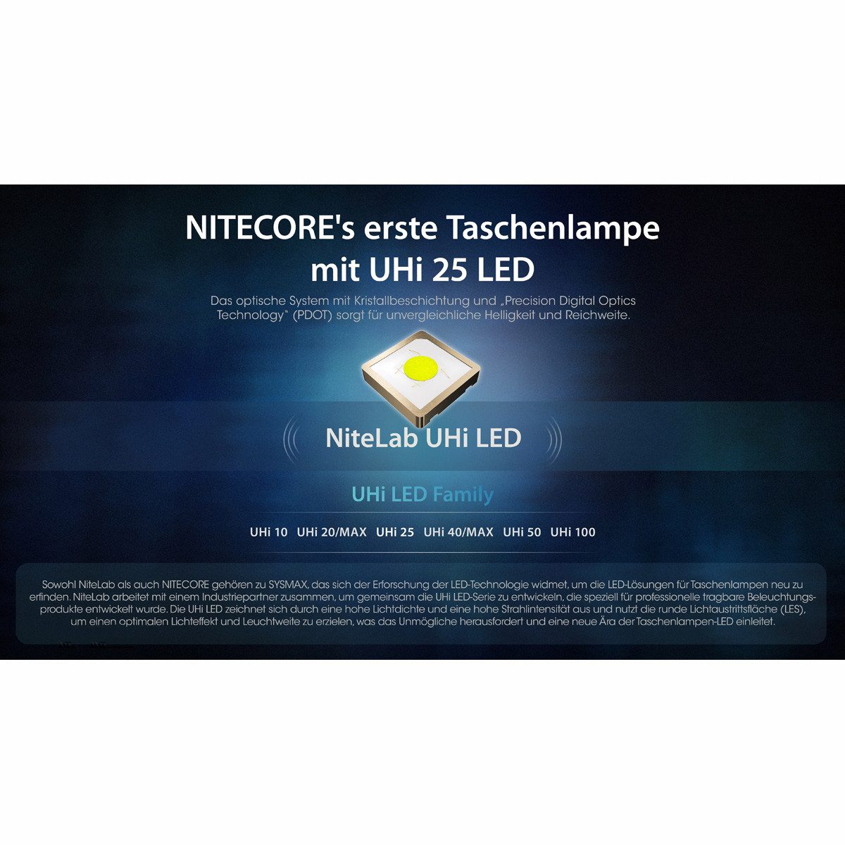 Nitecore LED Taschenlampe MT1A PRO 800 Lumen - EDC-Taschenlampe