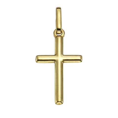 Vivance Kettenanhänger 585 Gold Motiv Kreuz