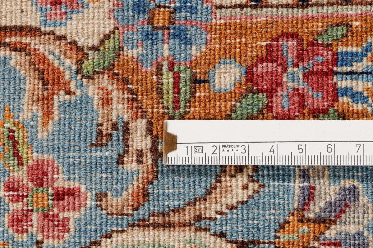 Orientteppich Kerman 301x397 Handgeknüpfter / Nain Orientteppich mm rechteckig, Höhe: 12 Perserteppich, Trading