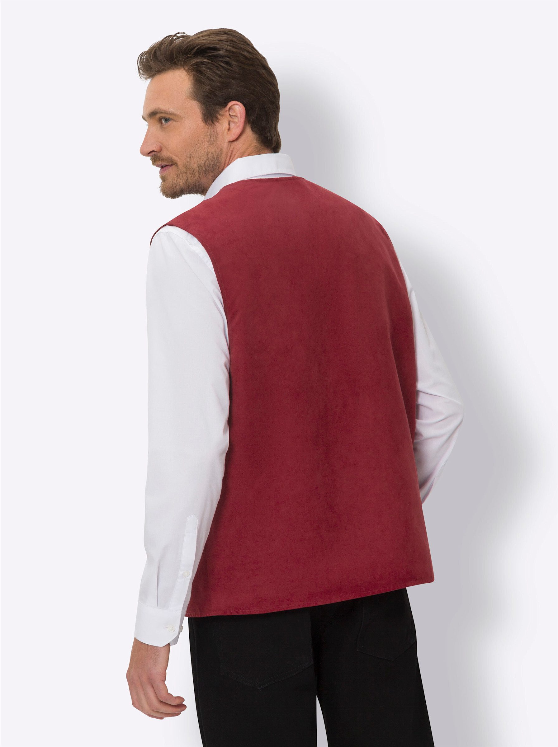 Sieh an! Jerseyweste Velours-Weste günstig online kaufen