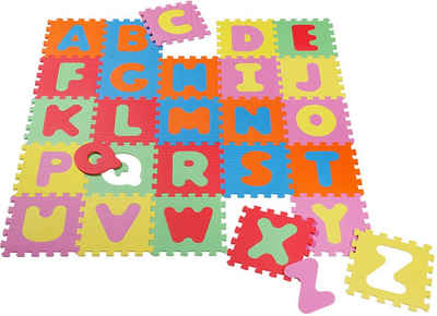 Knorrtoys® Puzzle Alphabet, 26 Puzzleteile, Puzzlematte, Bodenpuzzle