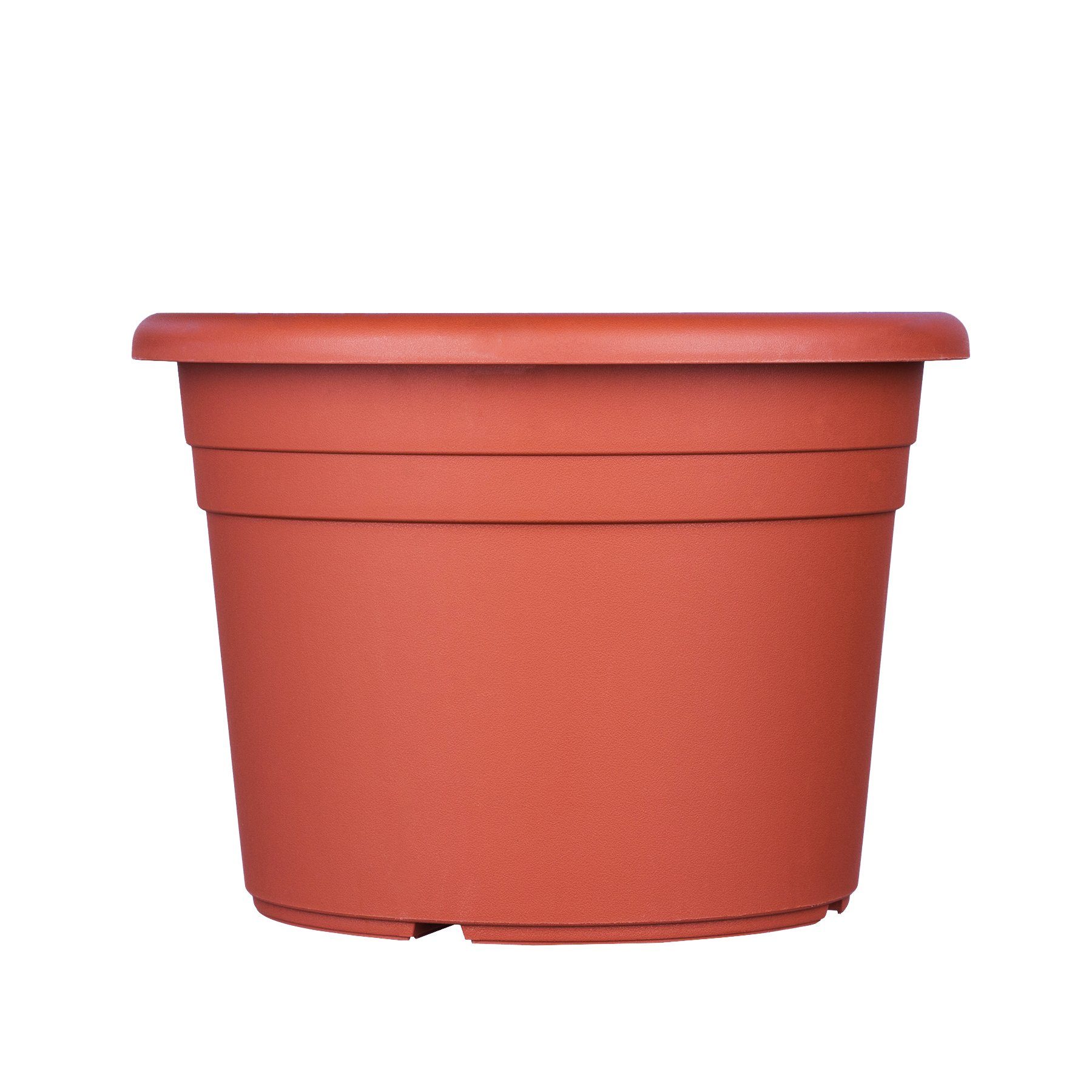 BigDean Blumentopf Pflanzkübel aus Kunststoff rund (Set, 3 St., Blumentöpfe), Blumentöpfe, Wetterfest, Hochwertig, Blumenkübel, Pflanztöpfe – Bild 2 von 5