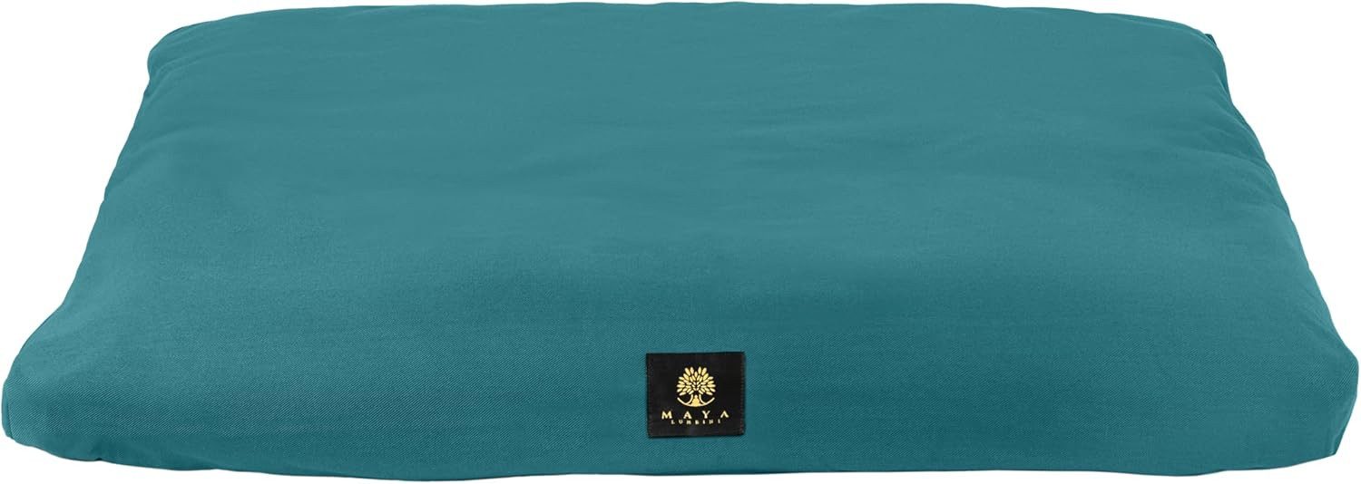 Maya Lumbini Meditationskissen Meditationsmatte Zabuton mit komfortabler Kapokfüllung