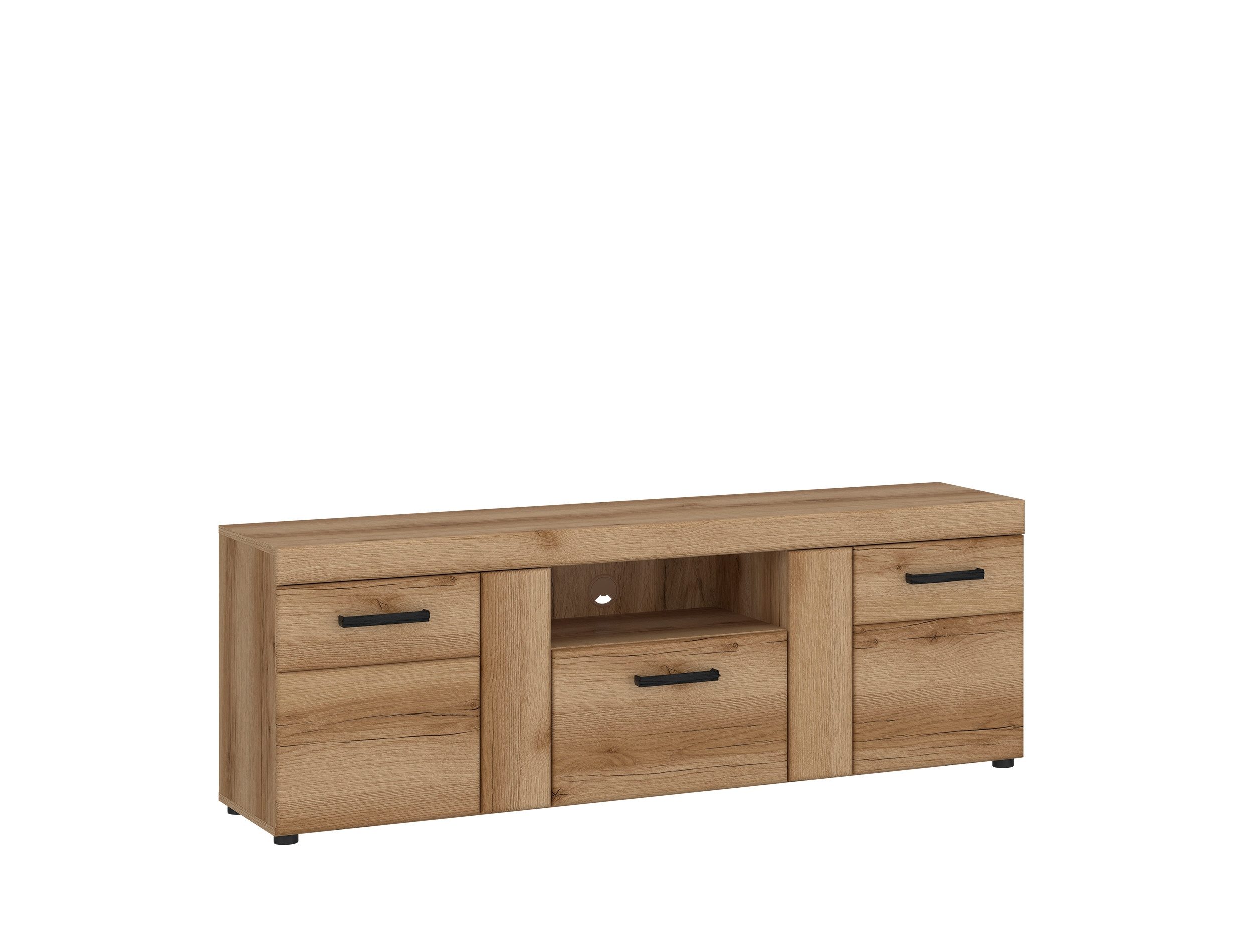 freiraum Lowboard CORTINA, in Grandson Eiche Dekor - 157x55,8x40,9 (BxHxT)