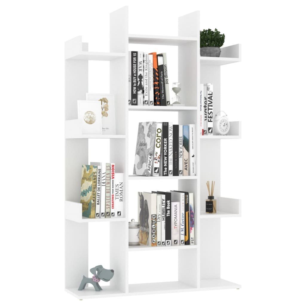 Bücherregal cm Bücherregal 1-tlg. Holzwerkstoff, vidaXL 86x25,5x140 Weiß